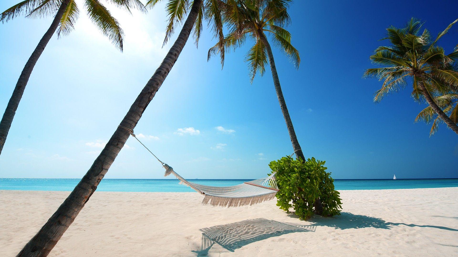 1920x1080 Sun Beach Wallpaper