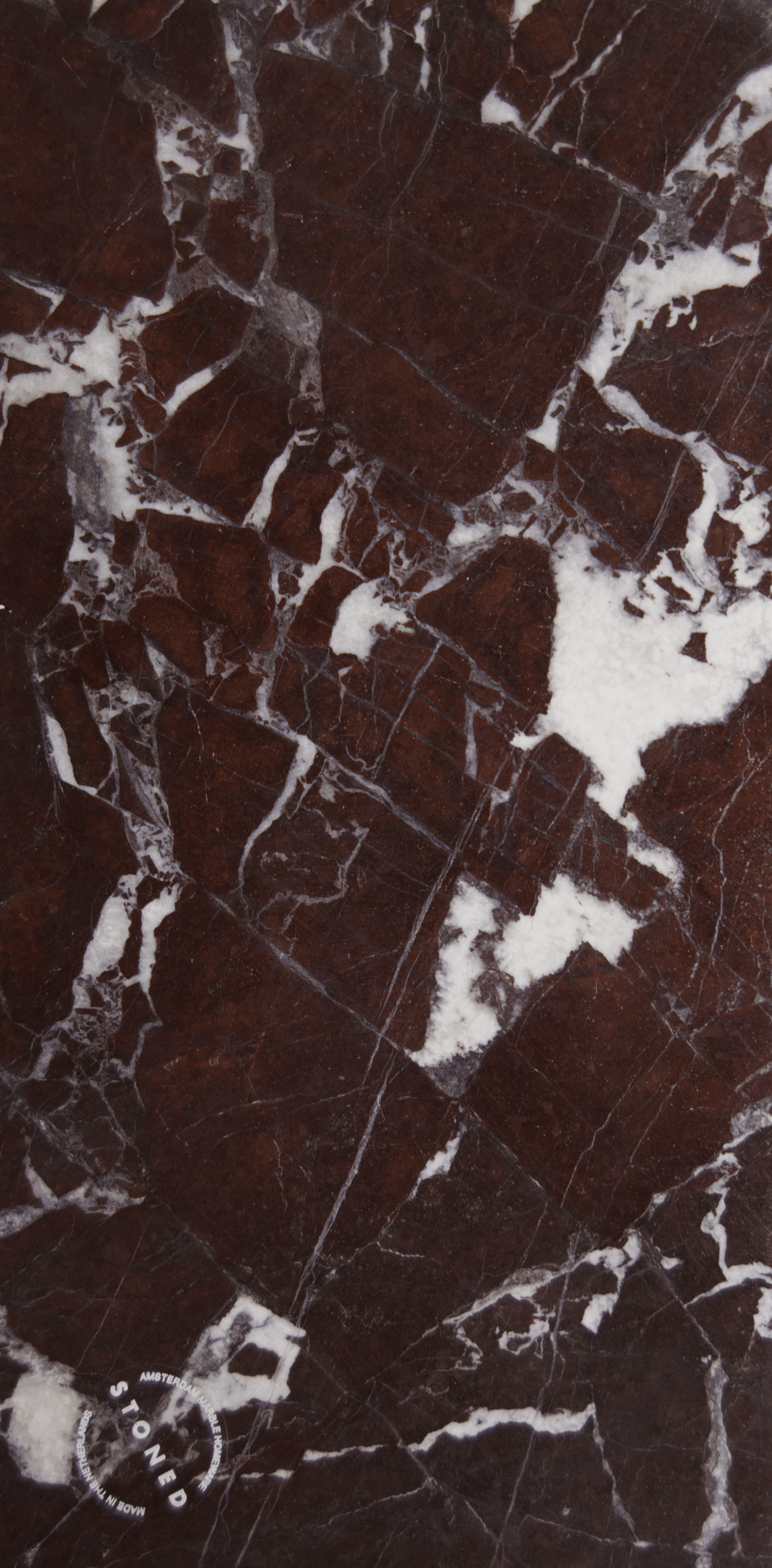 2698x5474 STONED. Free Burgundy 'Alexis' Marble Wallpaper / Background