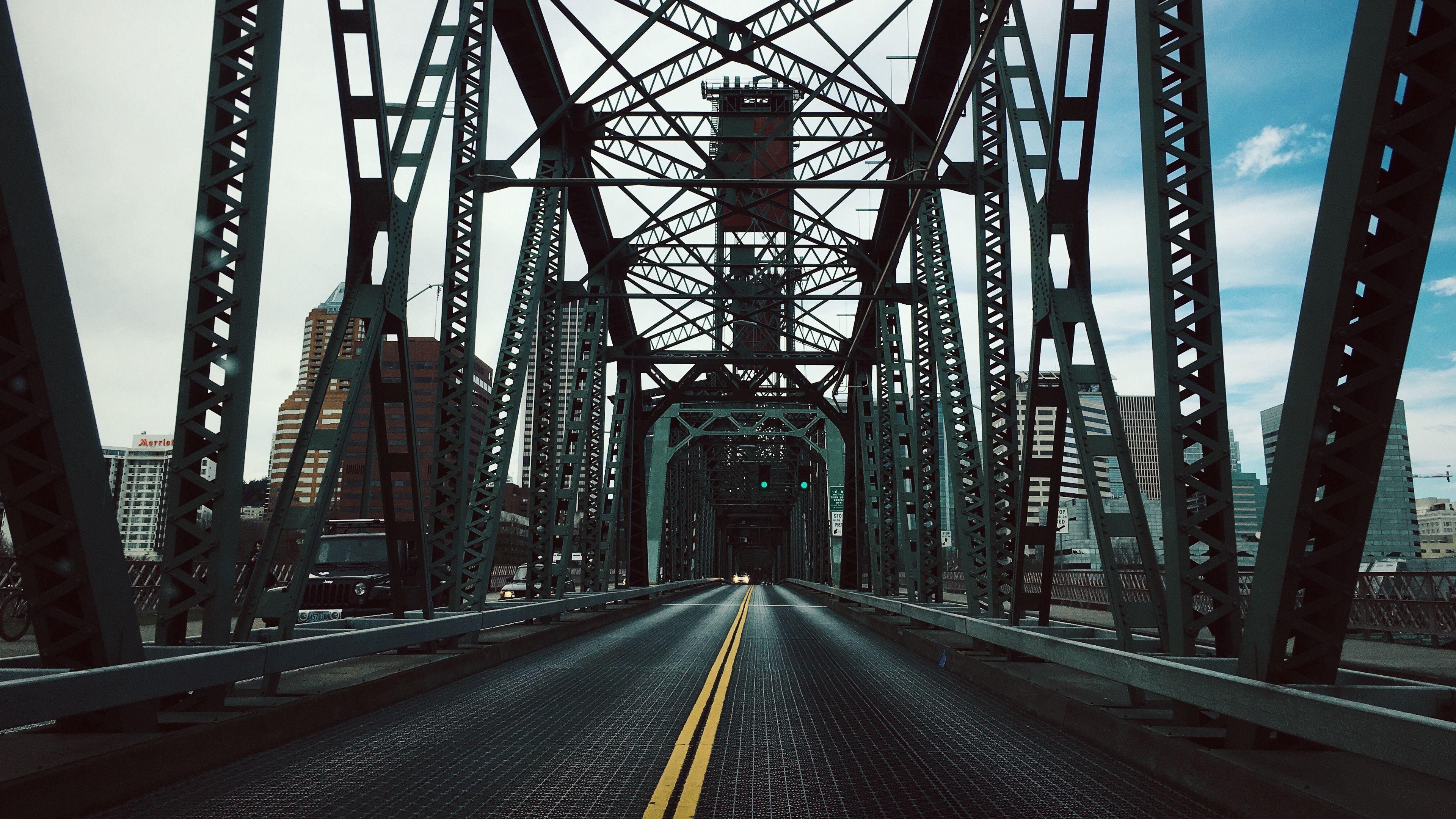 3840x2160 Wallpaper 4k bridge, construction, road 4k bridge, construction, Road