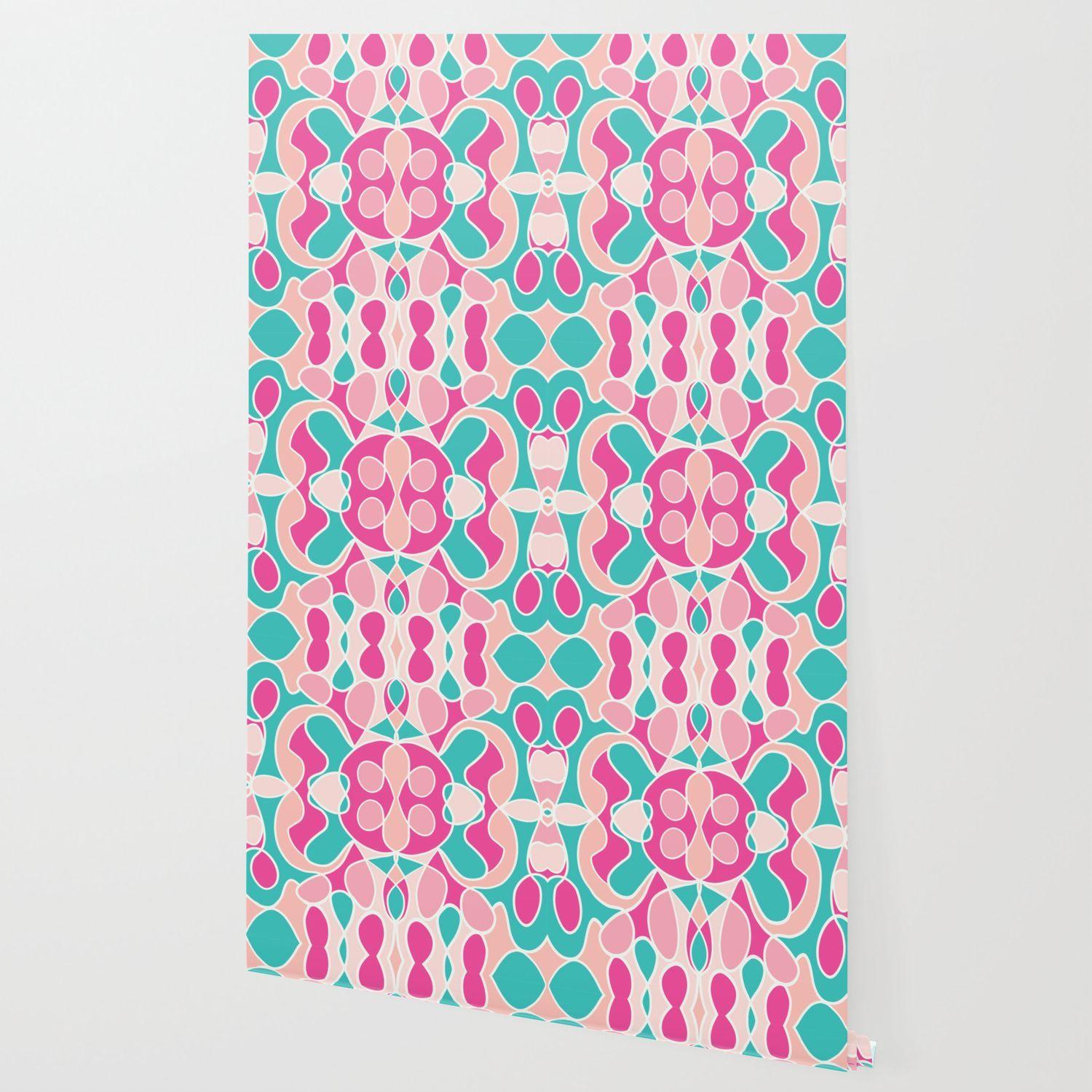 1500x1500 Girly Teal Wallpaper
