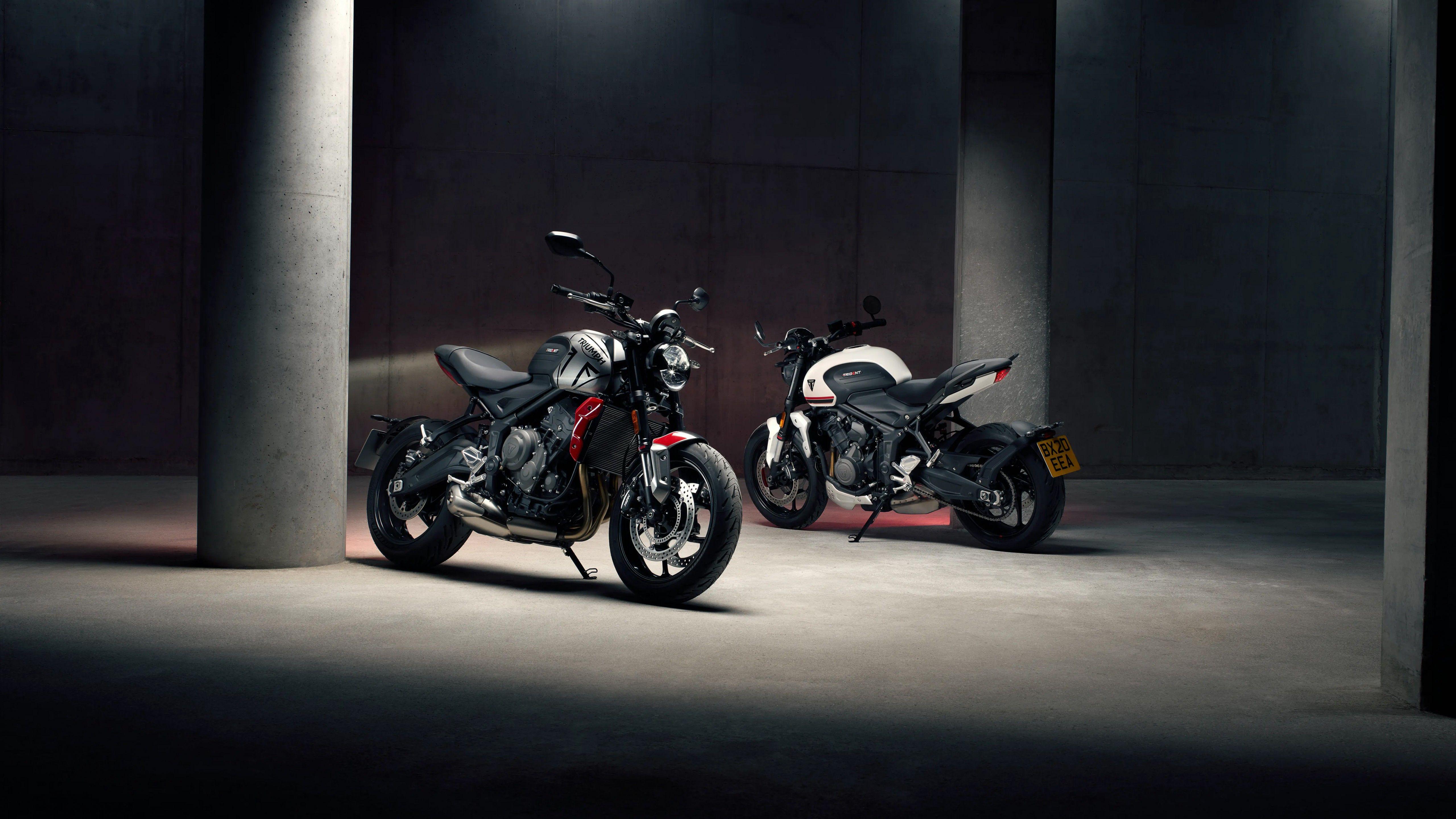 5120x2880 Triumph Trident 660 4K Wallpaper, Cafe racer, 5K, Bikes