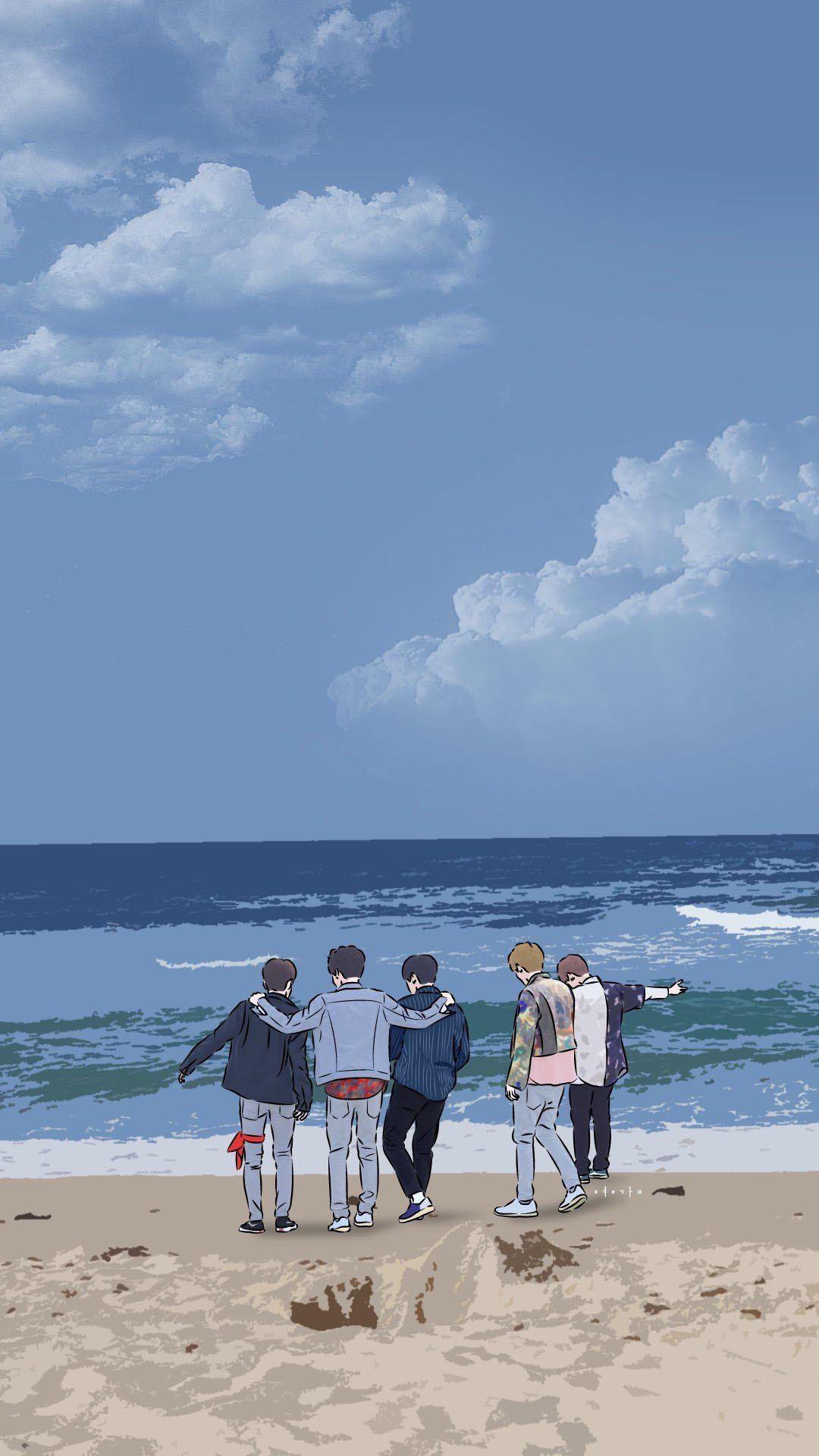 1080x1920 Pin Oleh Shalala Di Kpop Fanarts Wallpaper. Gambar, Kolase Foto, Ilustrasi