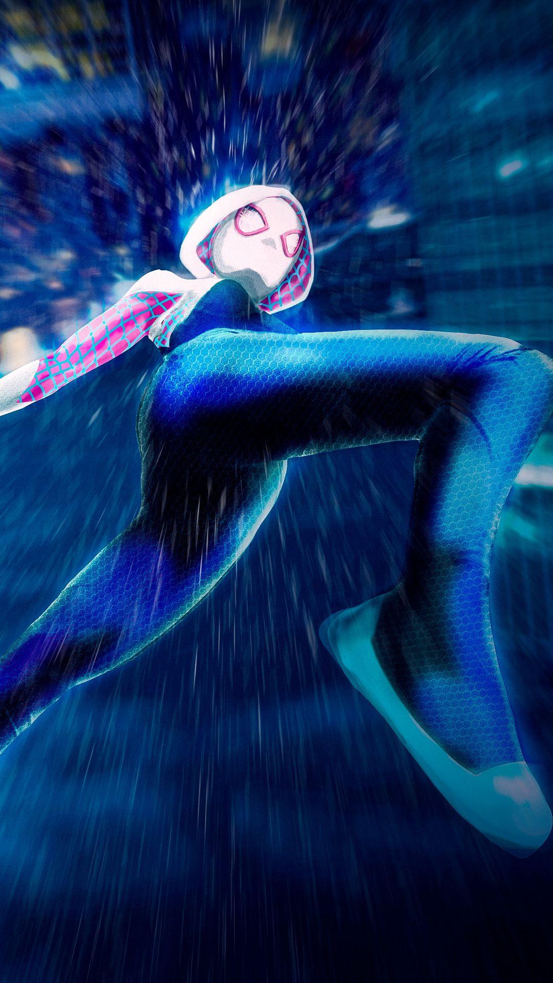 1080x1920 Gwen Stacy Spider Man Wallpaper