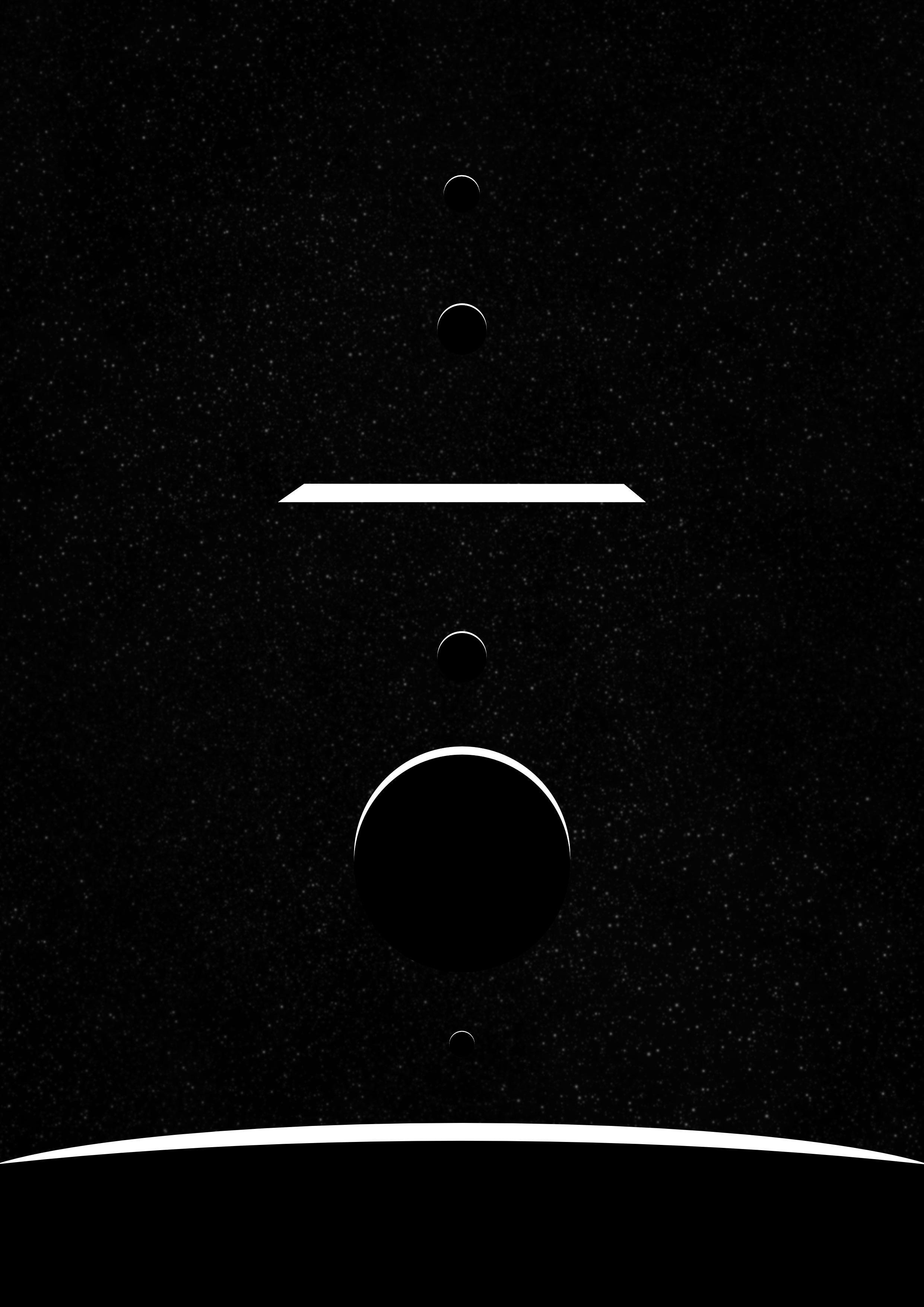 2481x3508 A Space Odyssey minimal wallpaper: iphonewallpaper