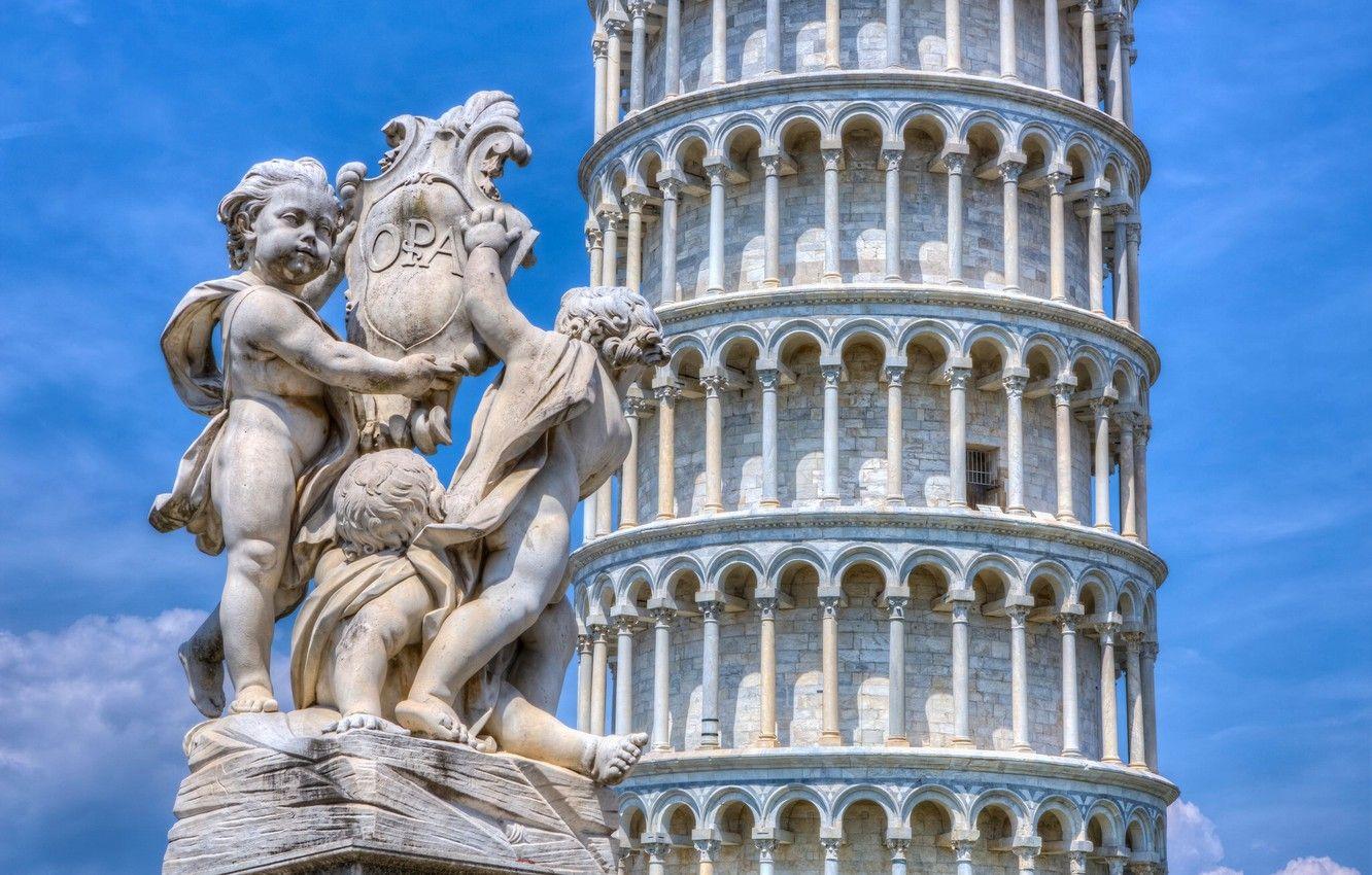 1332x850 Wallpaper tower, Italy, sculpture, Pisa, Italy, Pisa, The leaning tower of Pisa, Leaning Tower of Pisa image for desktop, section город