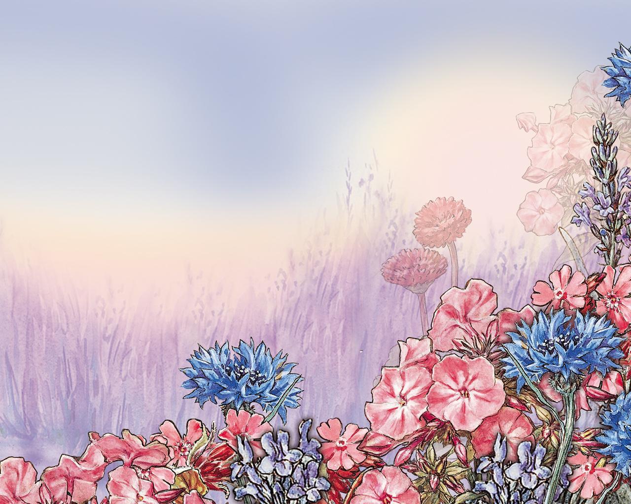 1280x1024 Flower Fairy Wallpaper