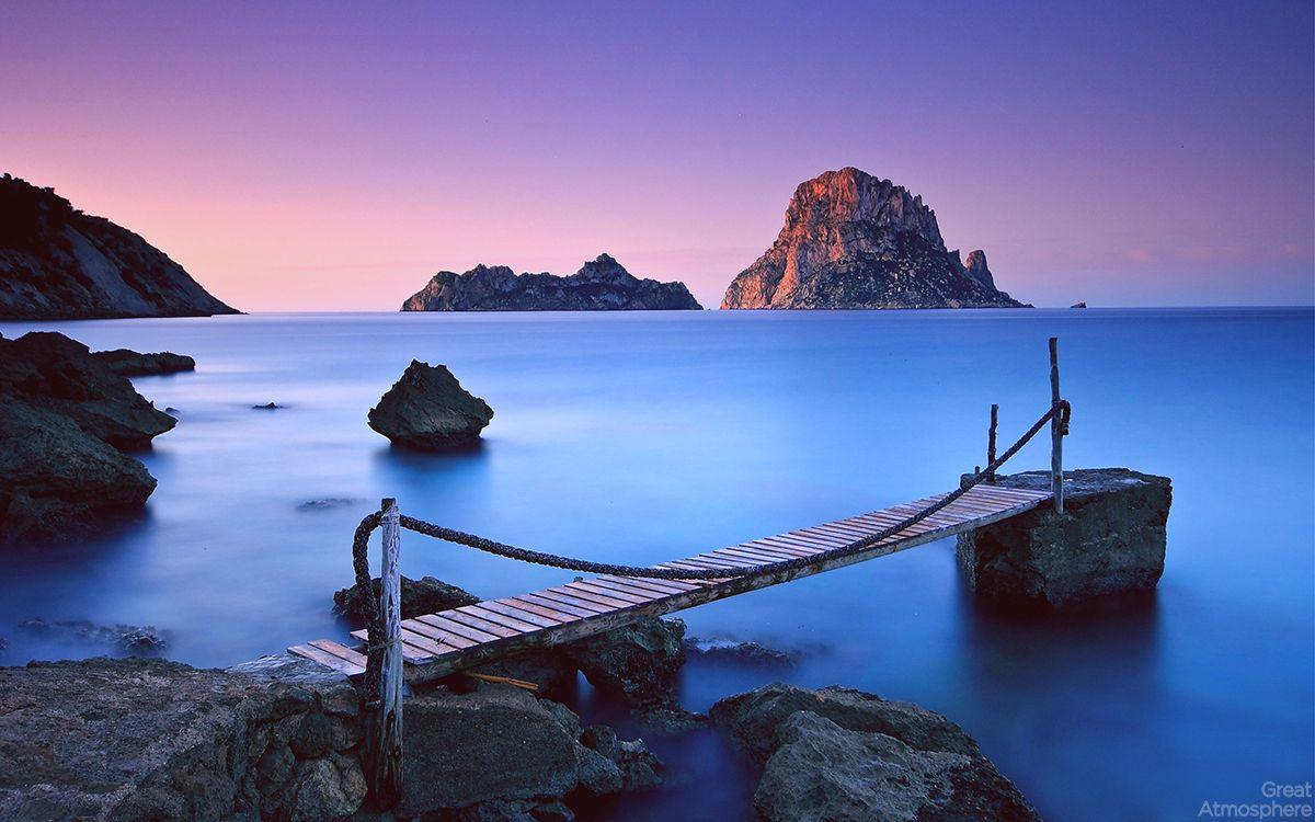 1200x750 Amazing nature, blue sunset, purple sky. Great Atmosphere