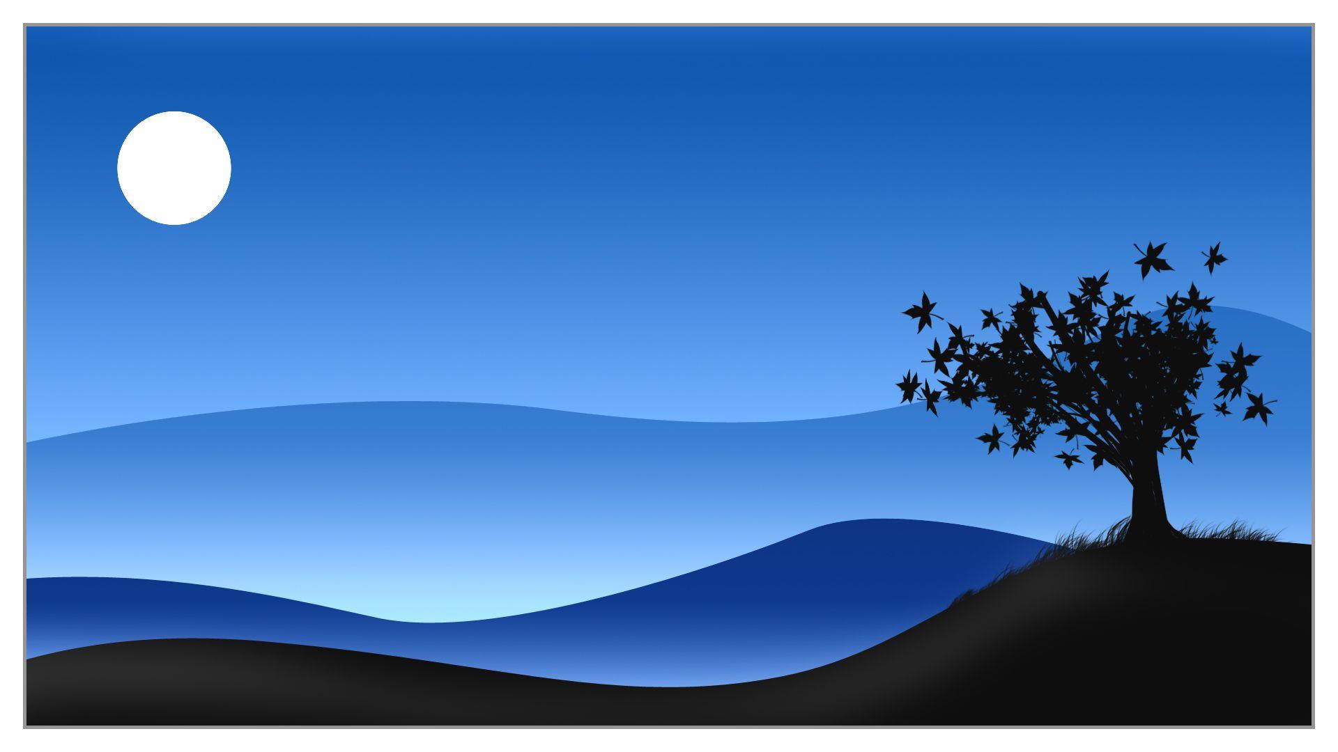 1920x1080 Background, paper, vector, sunset, wallpaper, blue