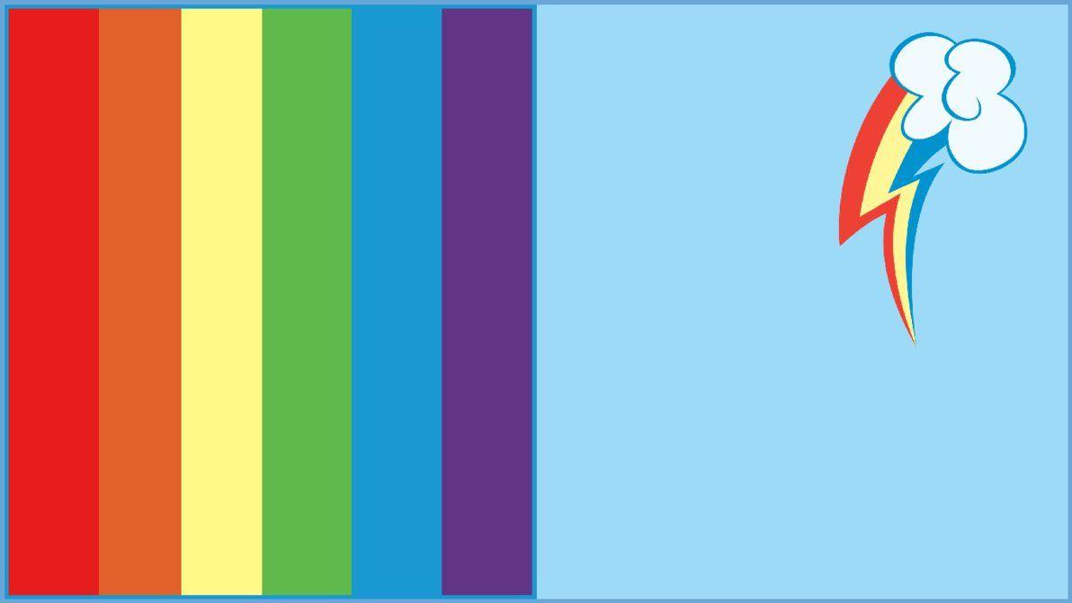 1192x670 Rainbow Dash Flag Wallpaper