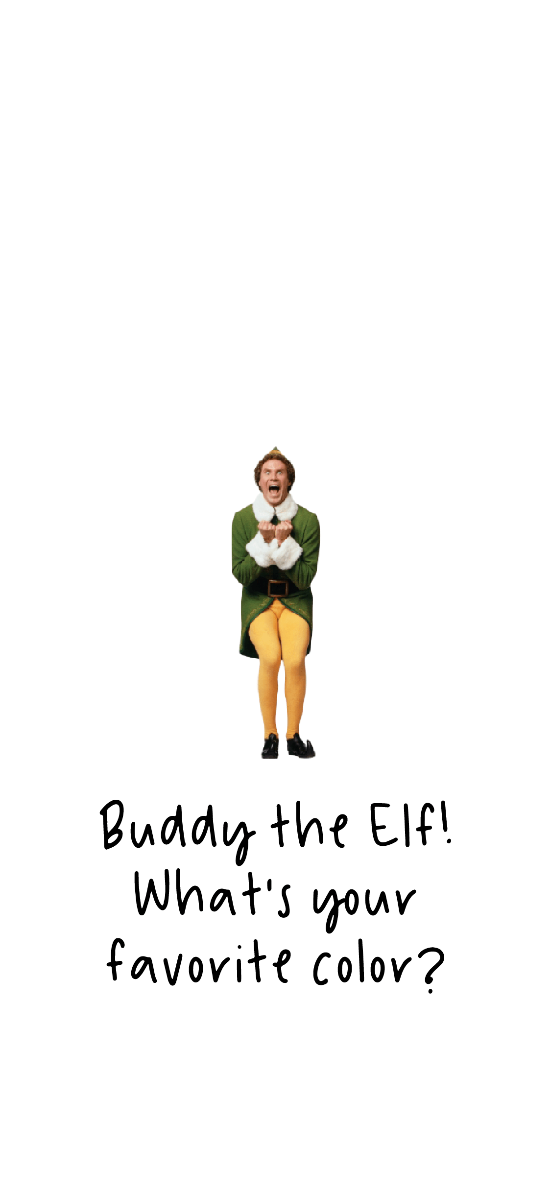 1125x2436 Buddy the Elf iPhone Wallpaper. Cute christmas wallpaper, Wallpaper iphone christmas, Funny christmas wallpaper