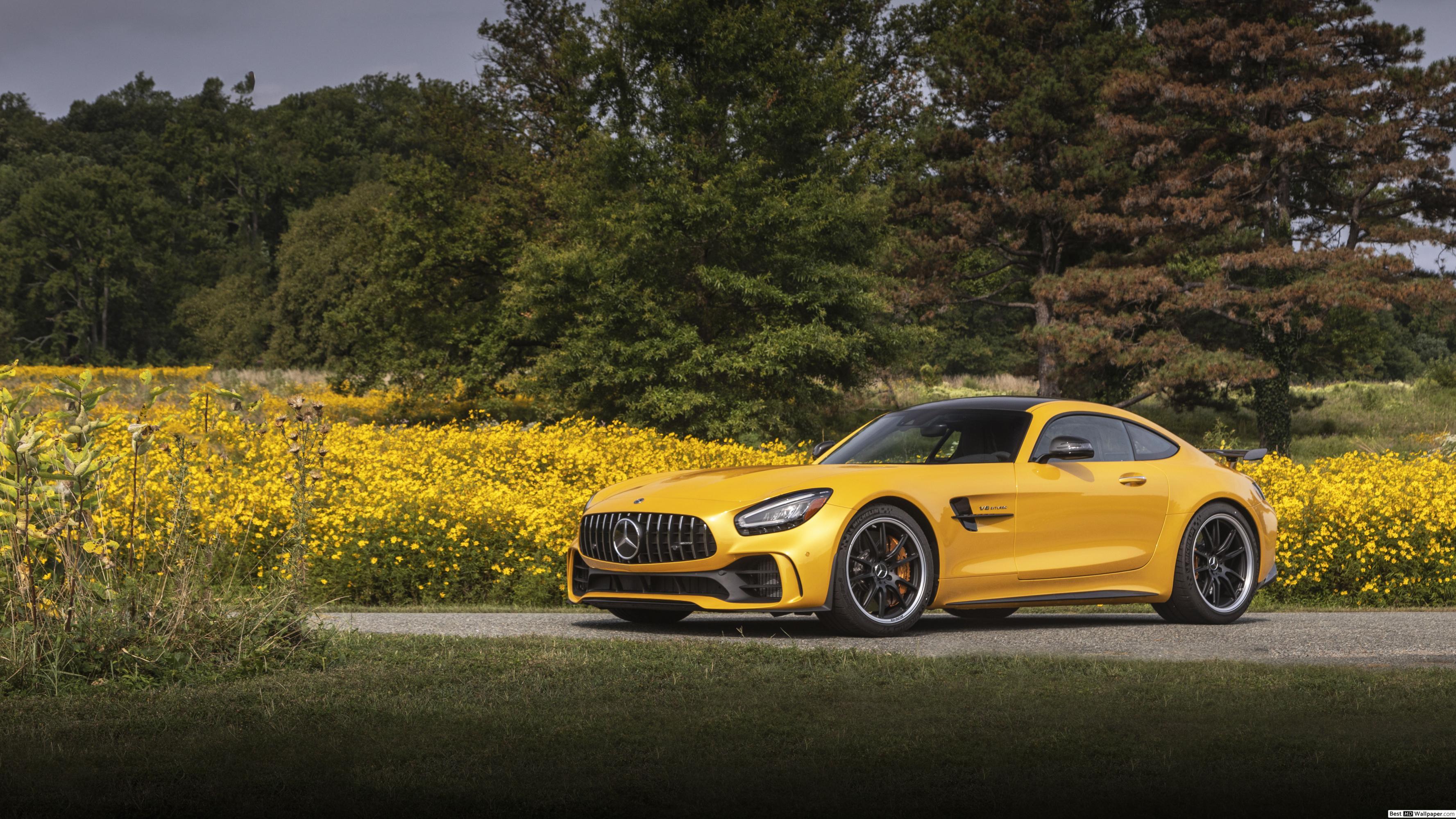 3554x1999 Mercedes AMG GT R HD wallpaper download