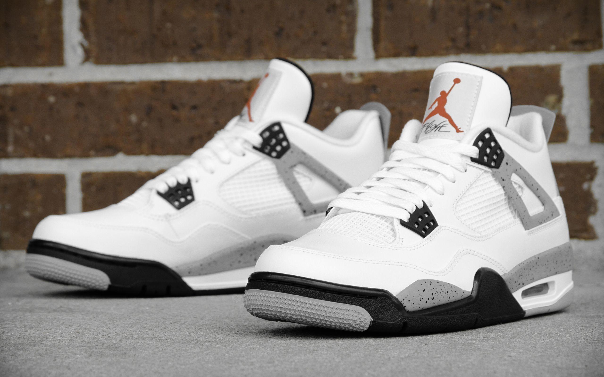 2560x1600 Air Jordan 4 Cement Src Widescreen Nike Air Jordan Jordan Retro White Cement HD Wallpaper
