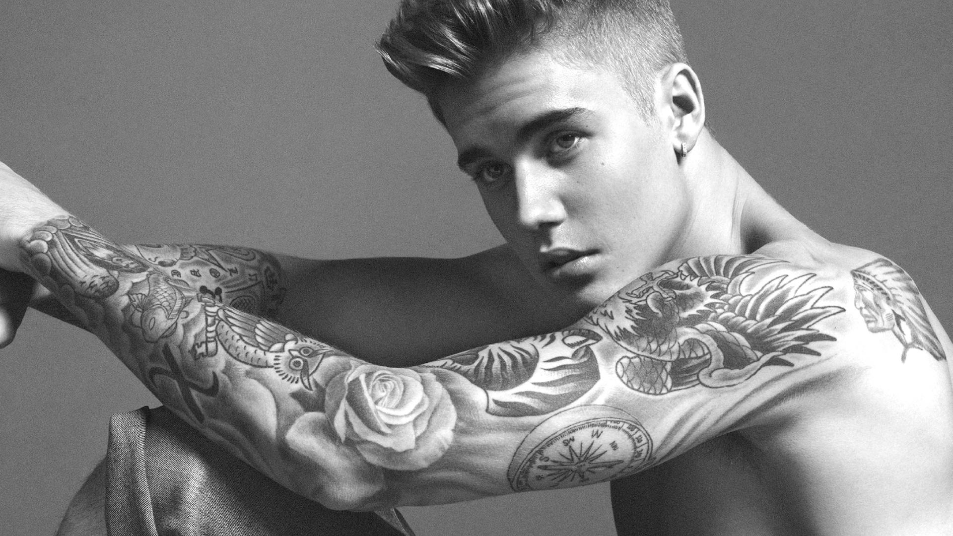 1920x1080 Justin Bieber Calvin Klein Wallpaper