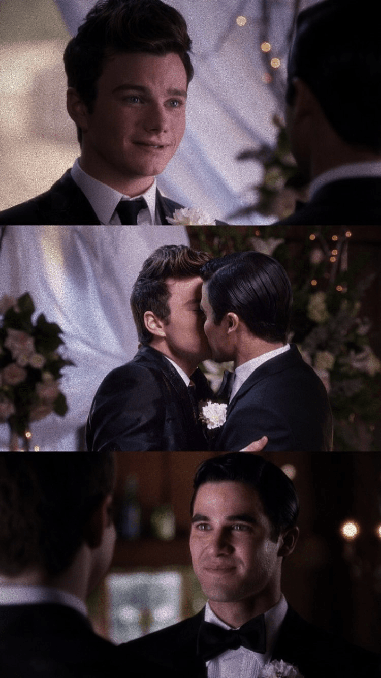750x1334 Glee wallpaper #glee #klaine #blaine #kurt. Blaine and kurt, Glee cast, Glee
