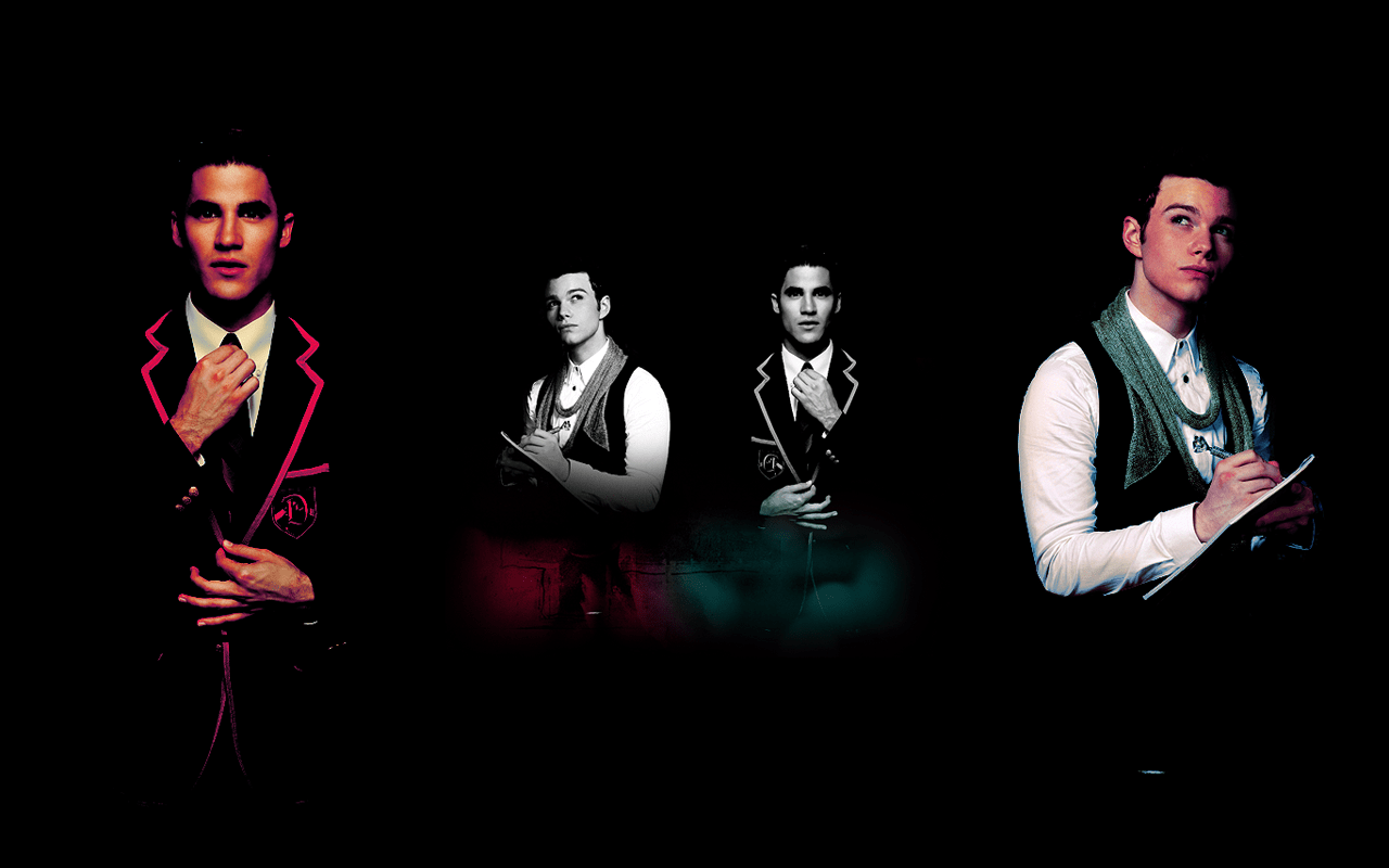 1280x800 Year Book Photo Wallpaper: 1 Klaine + 2 New Directions: iden_cri