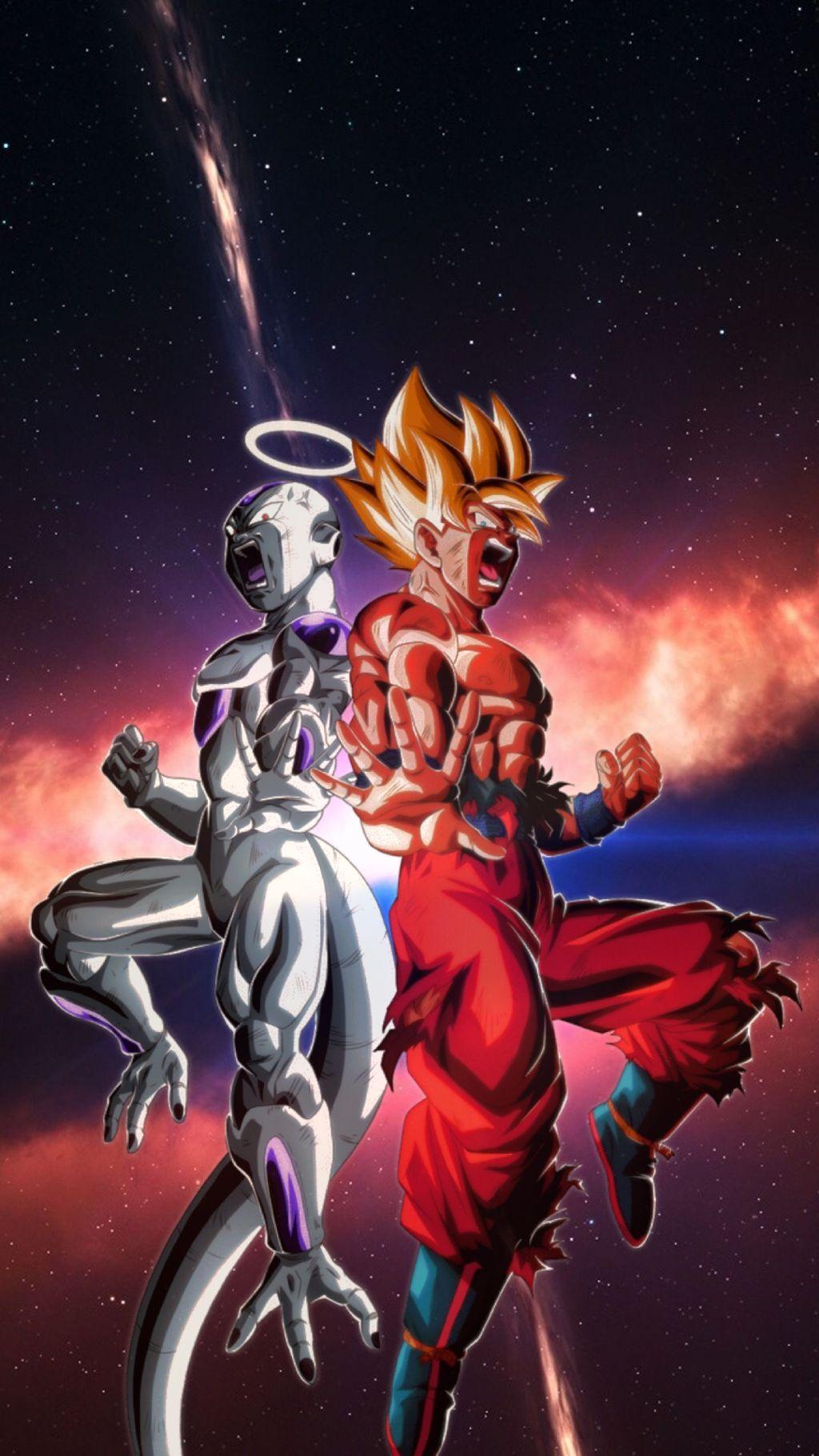 1024x1820 freetoedit #goku #freezer #wallpaper #iphone #dbs