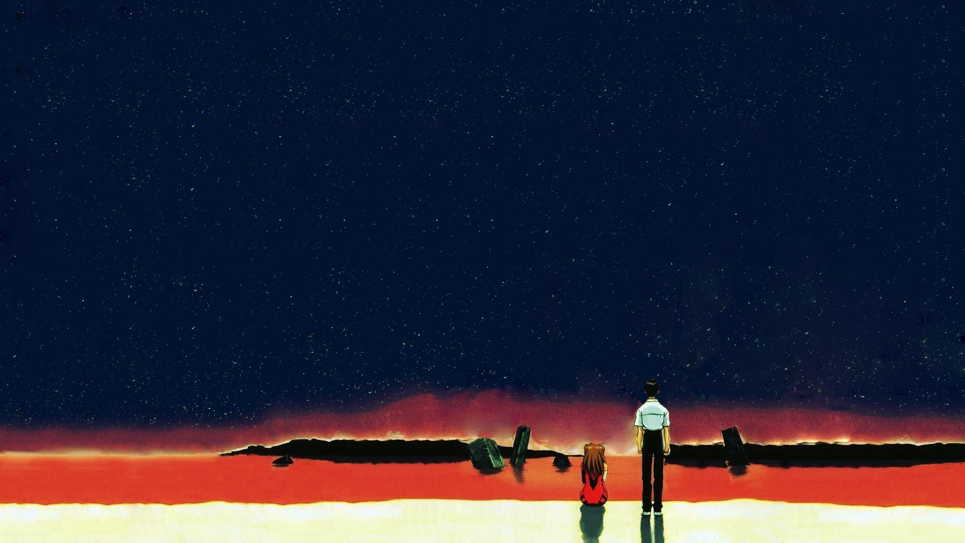 1920x1080 Ikari shinji neon genesis evangelion fantasy art wallpaper