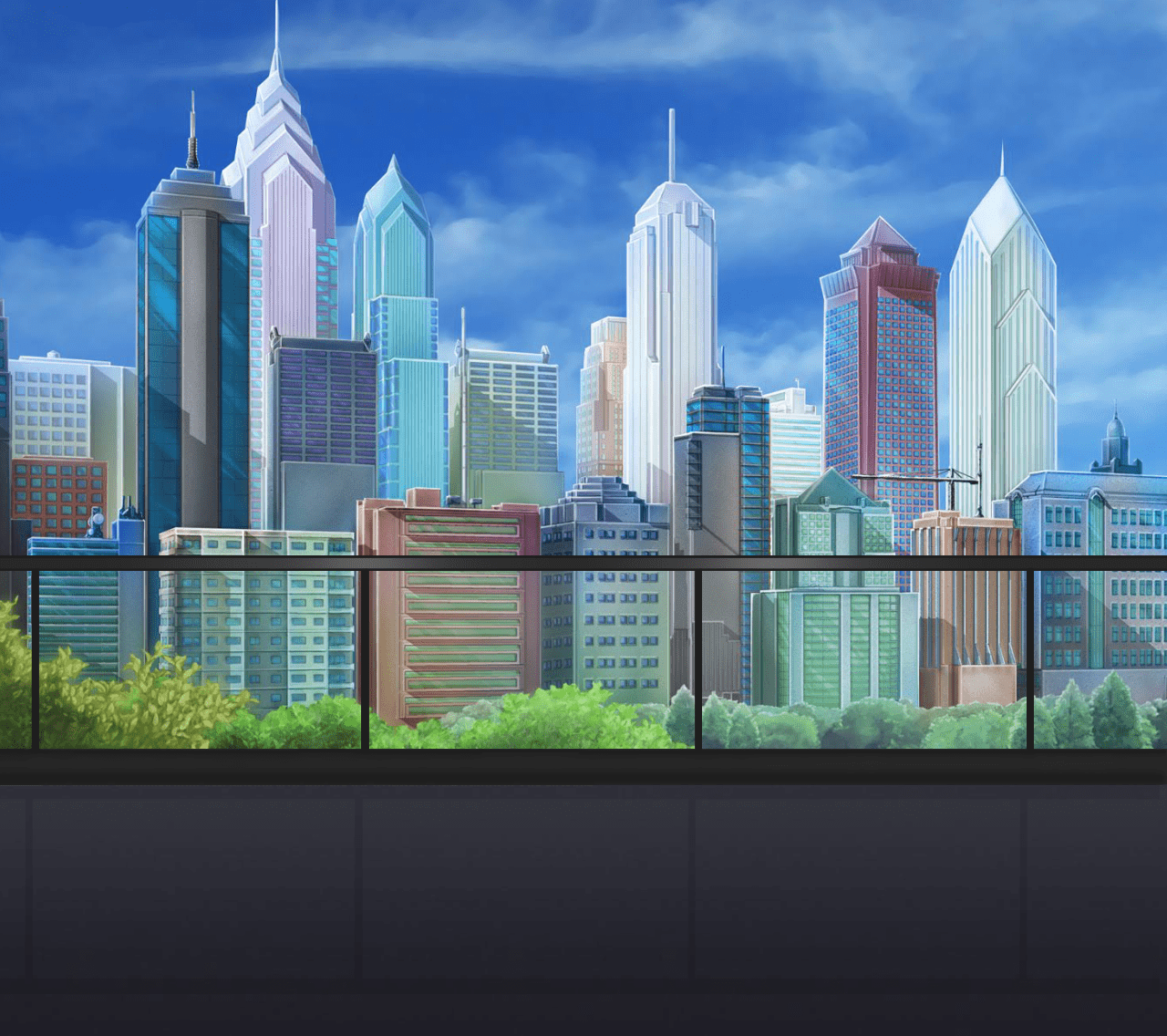 1280x1136 EXT. City Balcony. Episode interactive background, Episode background, Background