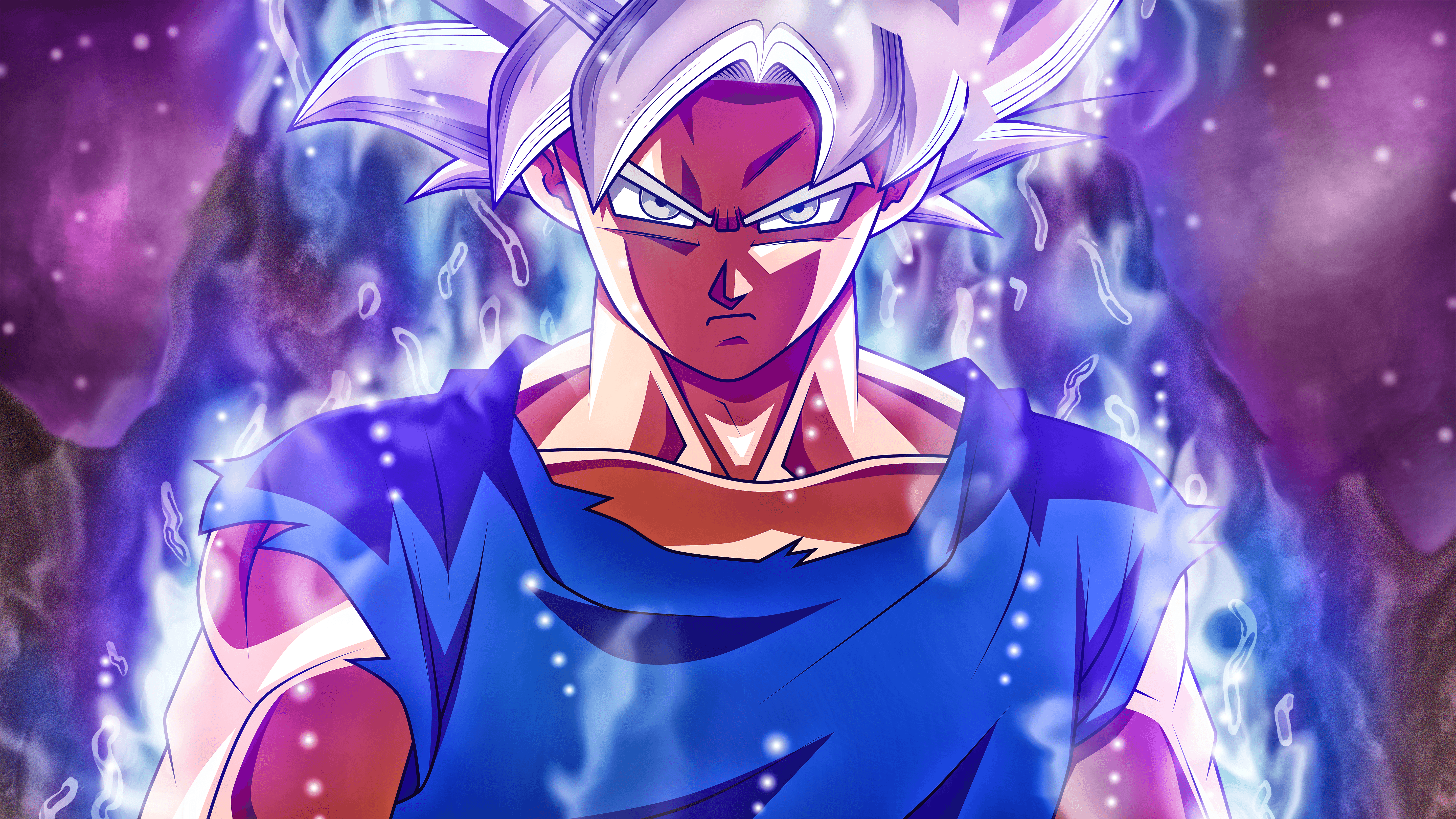 5760x3240 Ultra Instinct Goku Wallpaper