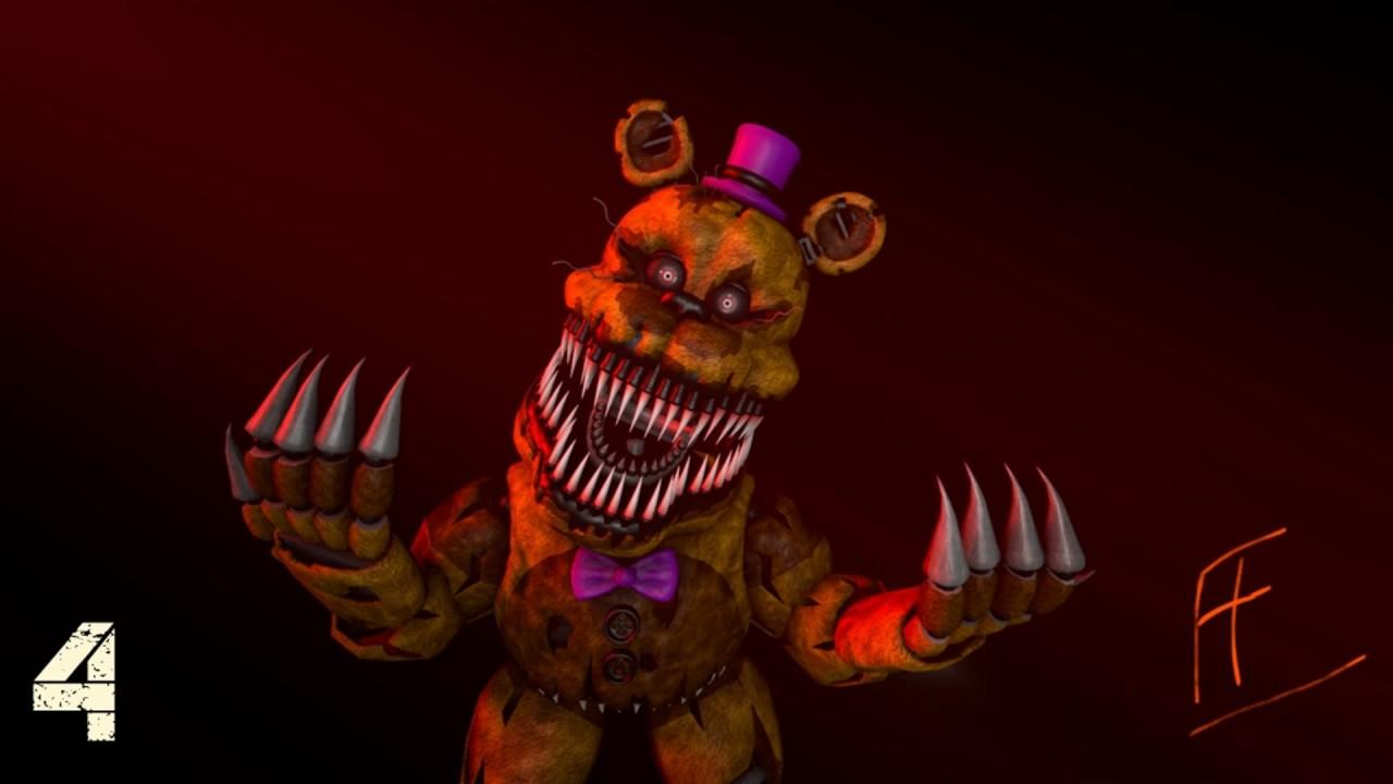 1280x720 FNAF Nightmare Wallpaper