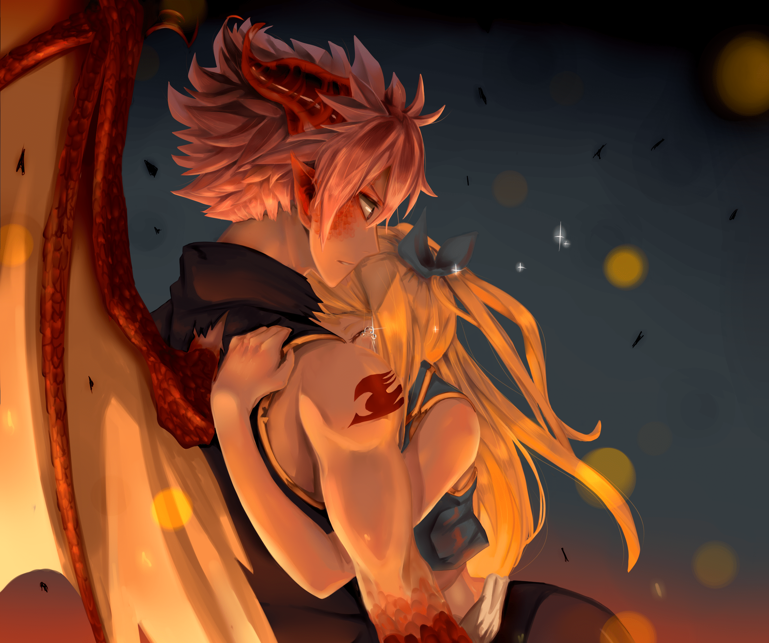 2498x2090 Nalu, Natsu Dragneel, Lucy Heartfilia, Fairy Tail, Tail Nalu Fanart Wallpaper & Background Download