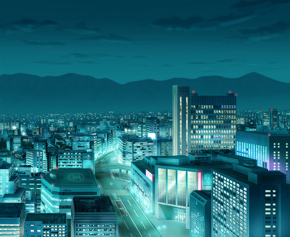 Anime Scenery City