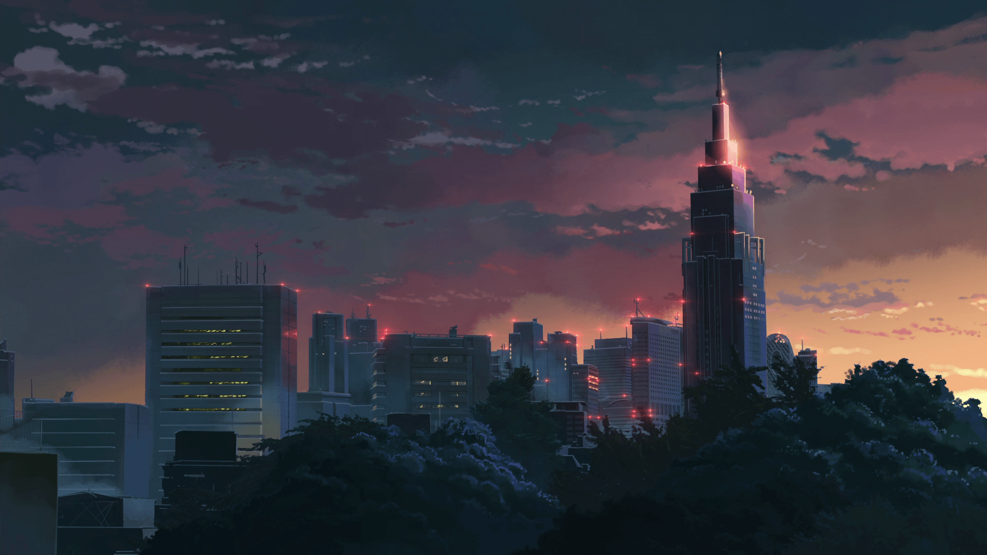 Anime City Scenery Wallpapers - Top Free Anime City Scenery Backgrounds