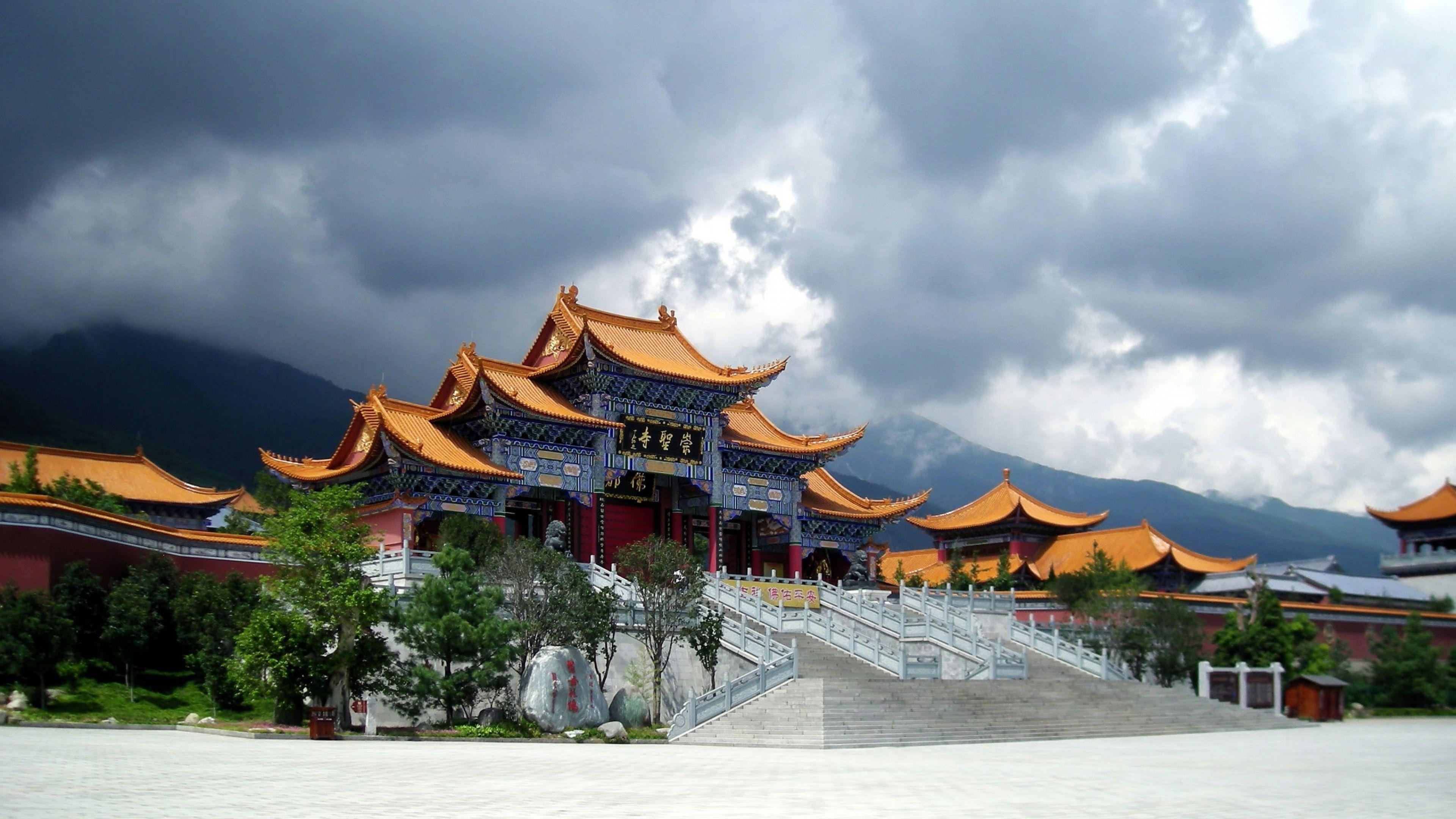 3840x2160 Chinese Ancient Architecture HD Wallpaper 4K Ultra HD