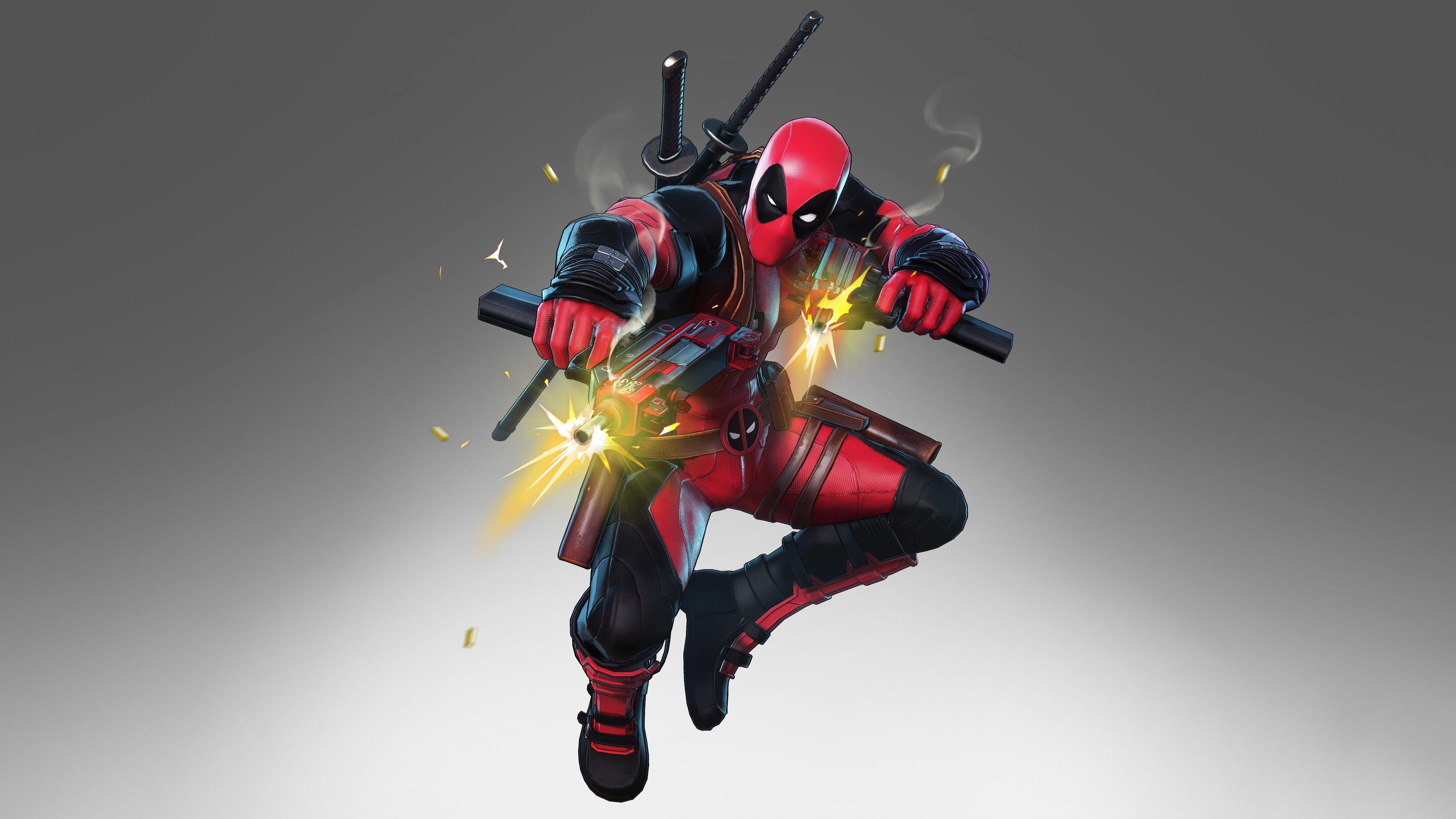 3840x2160 Deadpool Marvel Ultimate Alliance 3 8K Wallpaper