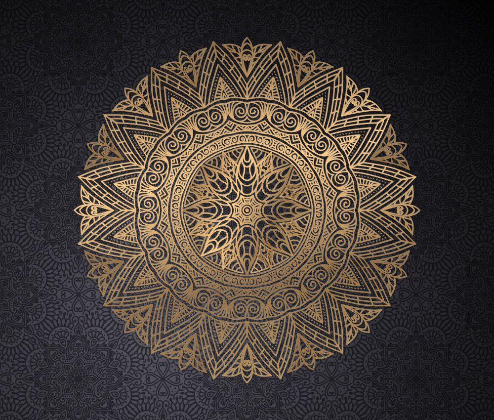 1000x850 Black and Gold Mandala Tapestry Black Gold Decor Tapestry Wall. Etsy. Gold mandala, Mandala tapestry, Black gold decor
