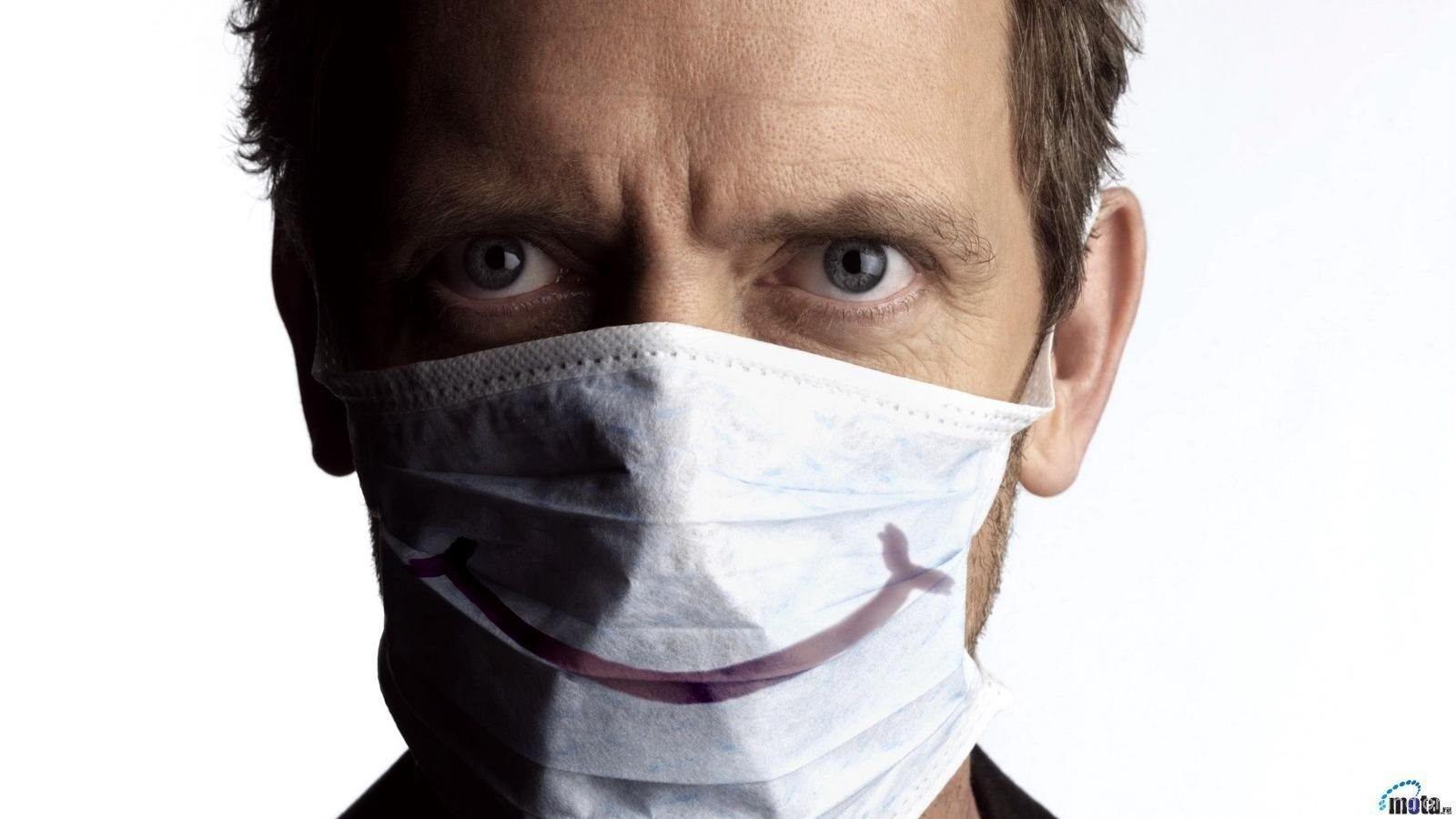 1600x900 Download Wallpaper Dr. House Is A Medical Mask 1600 X 900. Desktop Background
