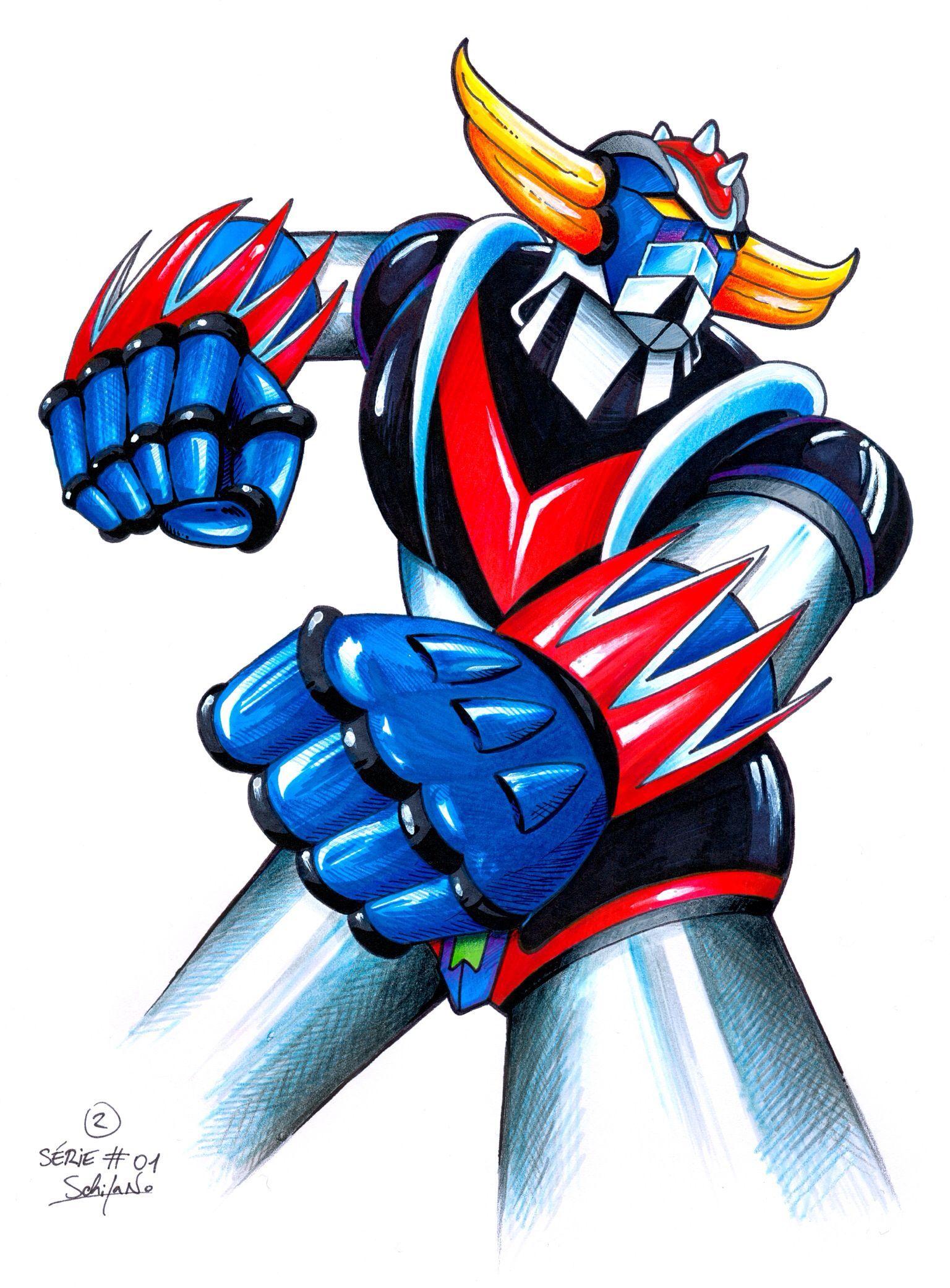 1536x2082 Grendizer #Goldorak #Goldrake #Grendizainer77 : Série # numéro 2. Goldorak, Dessin robot, Dessin