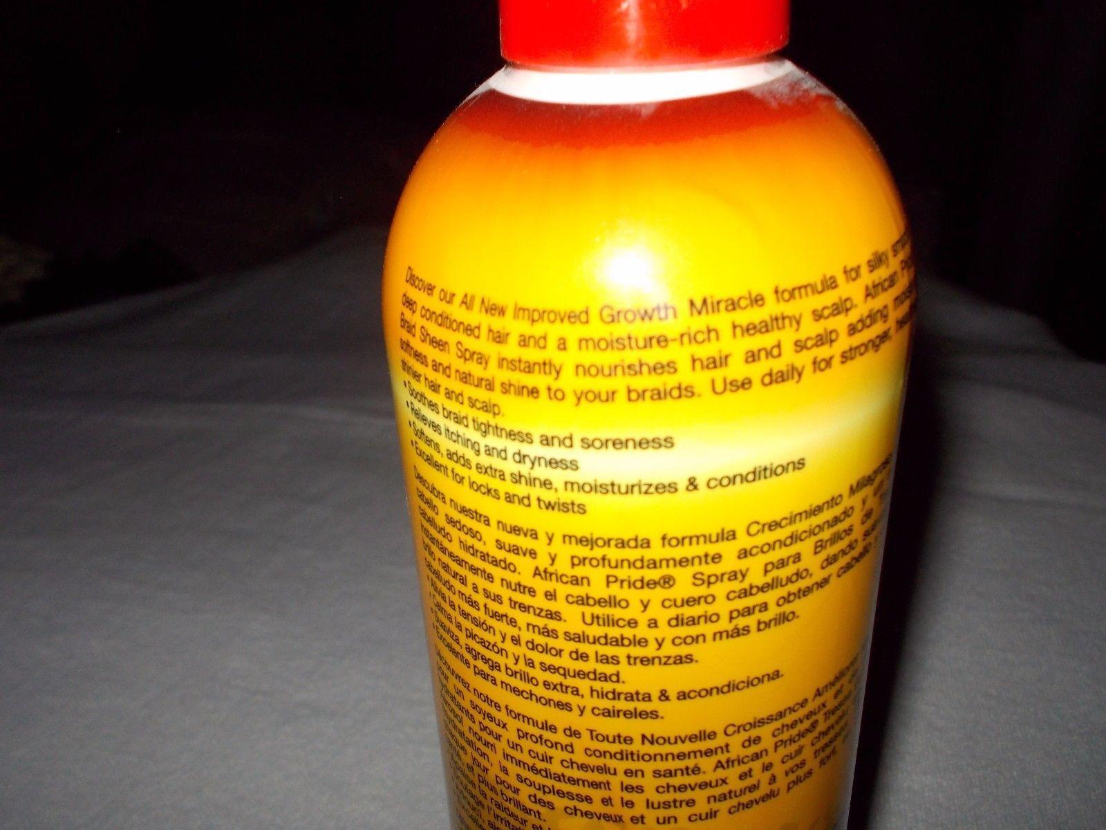 1600x1200 Pride Braid Sheen Spray Original Growth Miracle Formula 12 OZ./ 355 ML