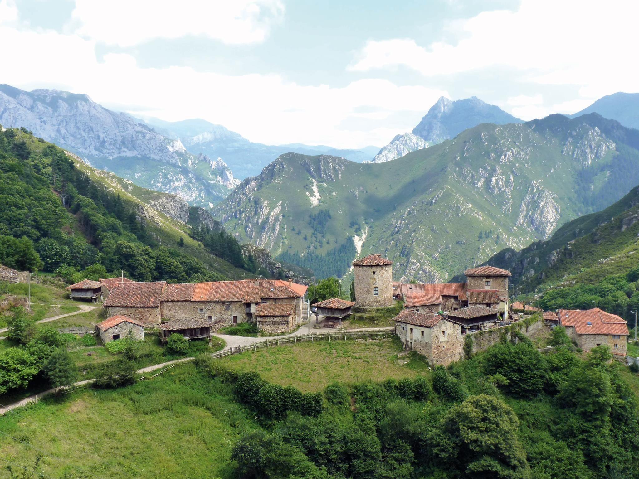 2048x1536 The tiny village of Banduxu in Proaza (Asturias Spain) [2048x1536] Want an iPad Air/ Air 2/ Air Pro Follow iPad. iPad air wallpaper, Asturias spain, Loreal paris