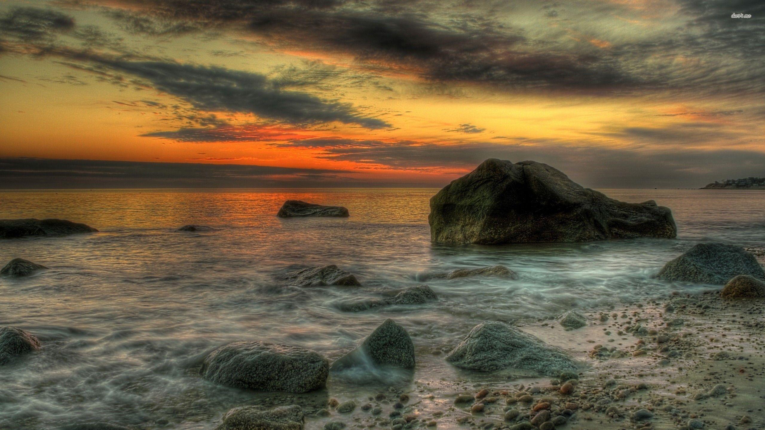 2560x1440 Playa Del Silencio Asturias Spain. Amazing sunset wallpaper wallpaper - Sunset wallpaper, Ocean wallpaper, Amazing sunsets
