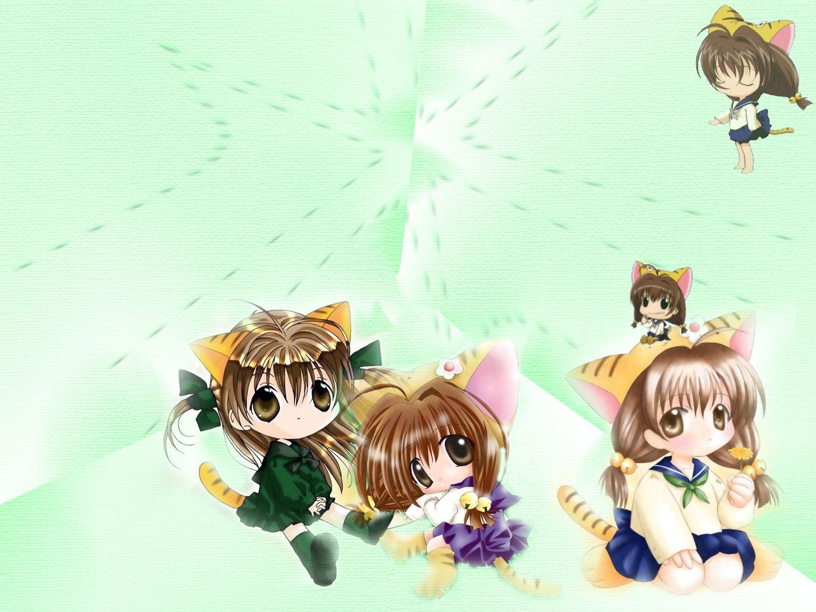 1600x1200 Anime Kawaii Neko «1600x1200 «Anime wallpaper «Anime wallpaper