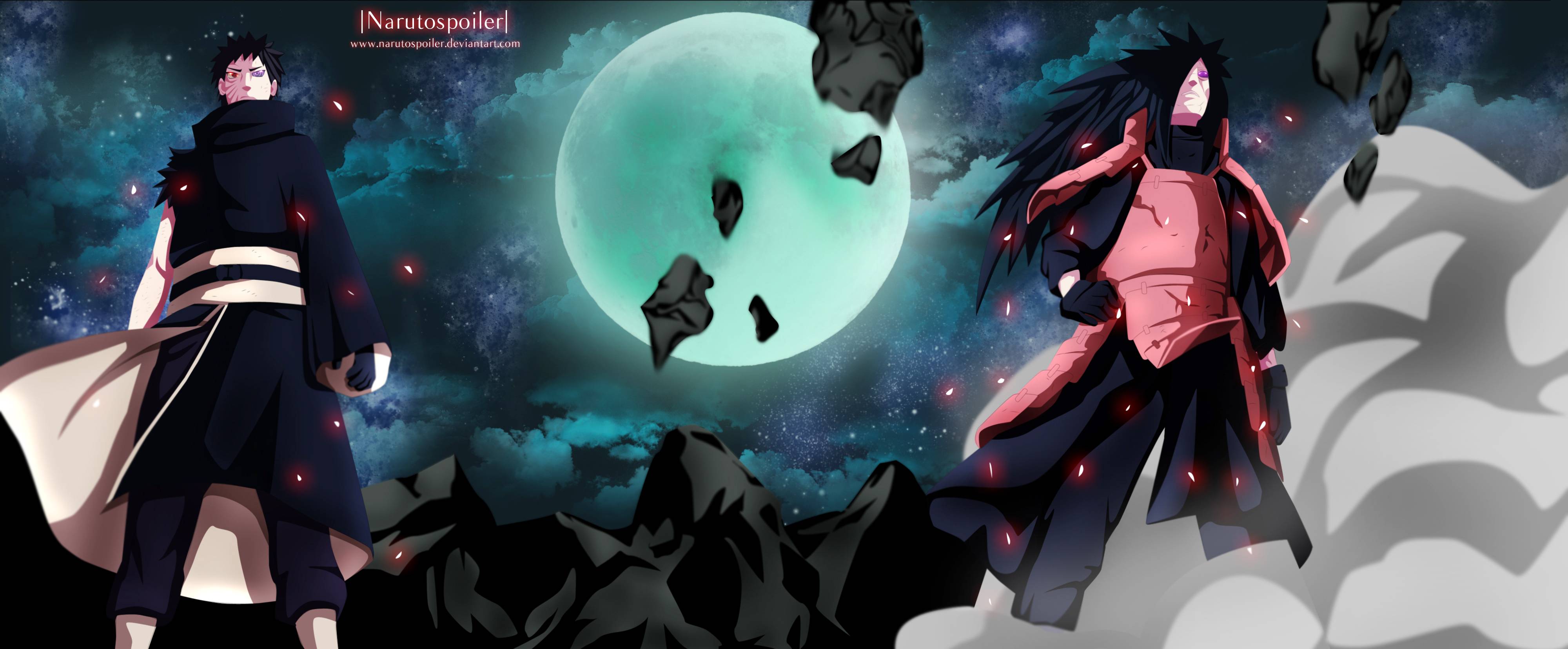 Hình nền 4000x1656 Madara Y Obito