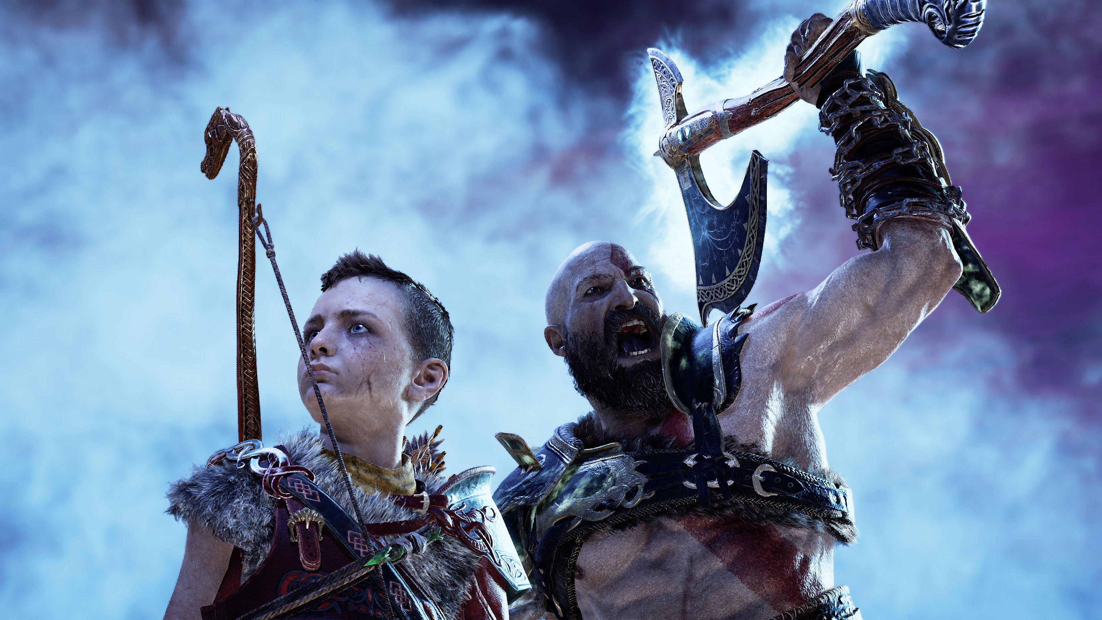 3840x2160 Atreus 4K 8K HD God of War Wallpaper