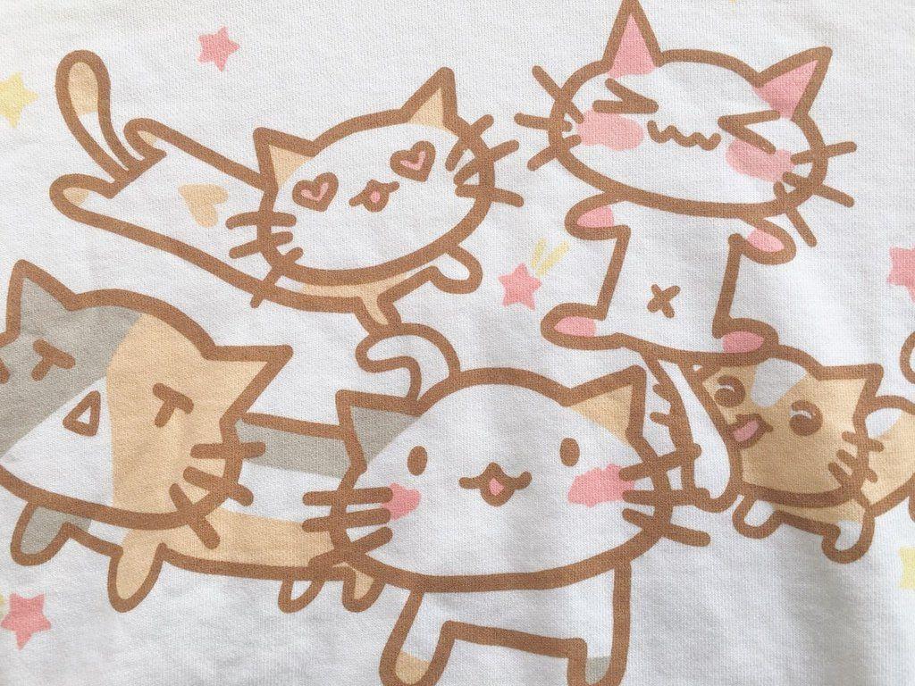 1024x768 Neko Atsume Kawaii Neko Cat Pinky Hoodie Jumper SP166094