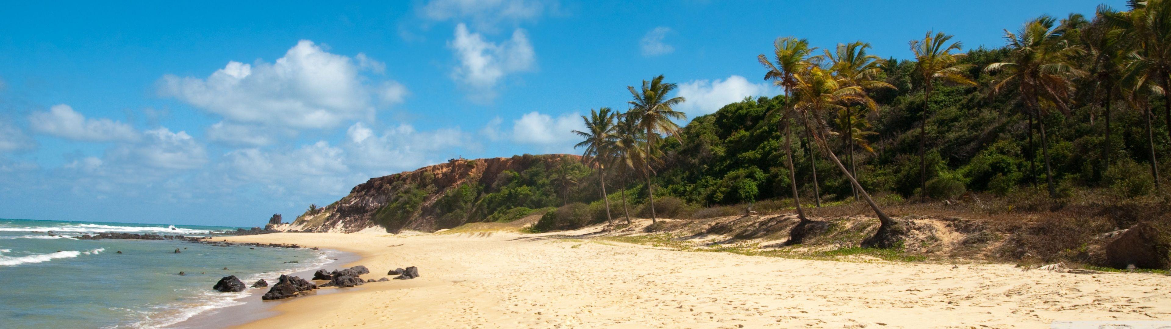 3840x1080 Dual Screen Wallpaper 3840X1080 Beach .