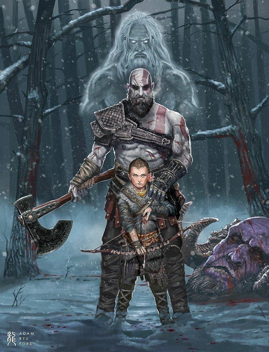 936x1224 Atreus Wallpaper