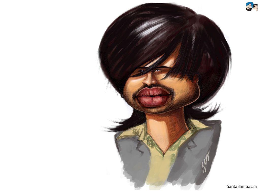 1024x768 Caricatures Wallpaper