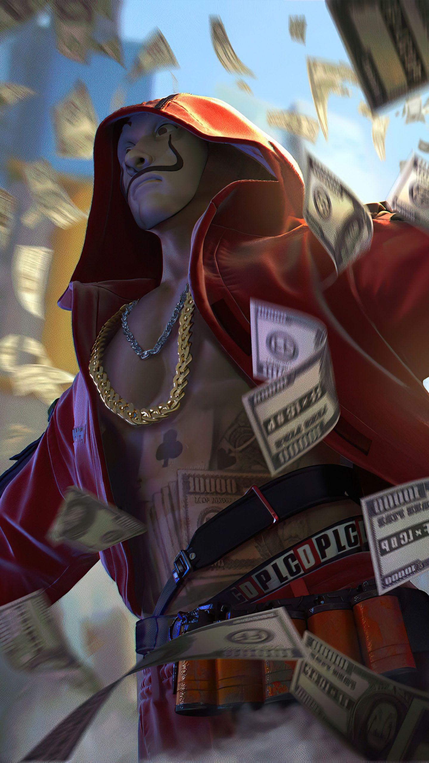 1440x2560 Bermuda Street Outfit Garena Free Fire 4K Ultra HD Mobile Wallpaper