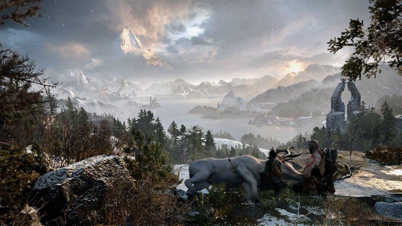 1280x720 God Of War World Serpent HD Wallpaper