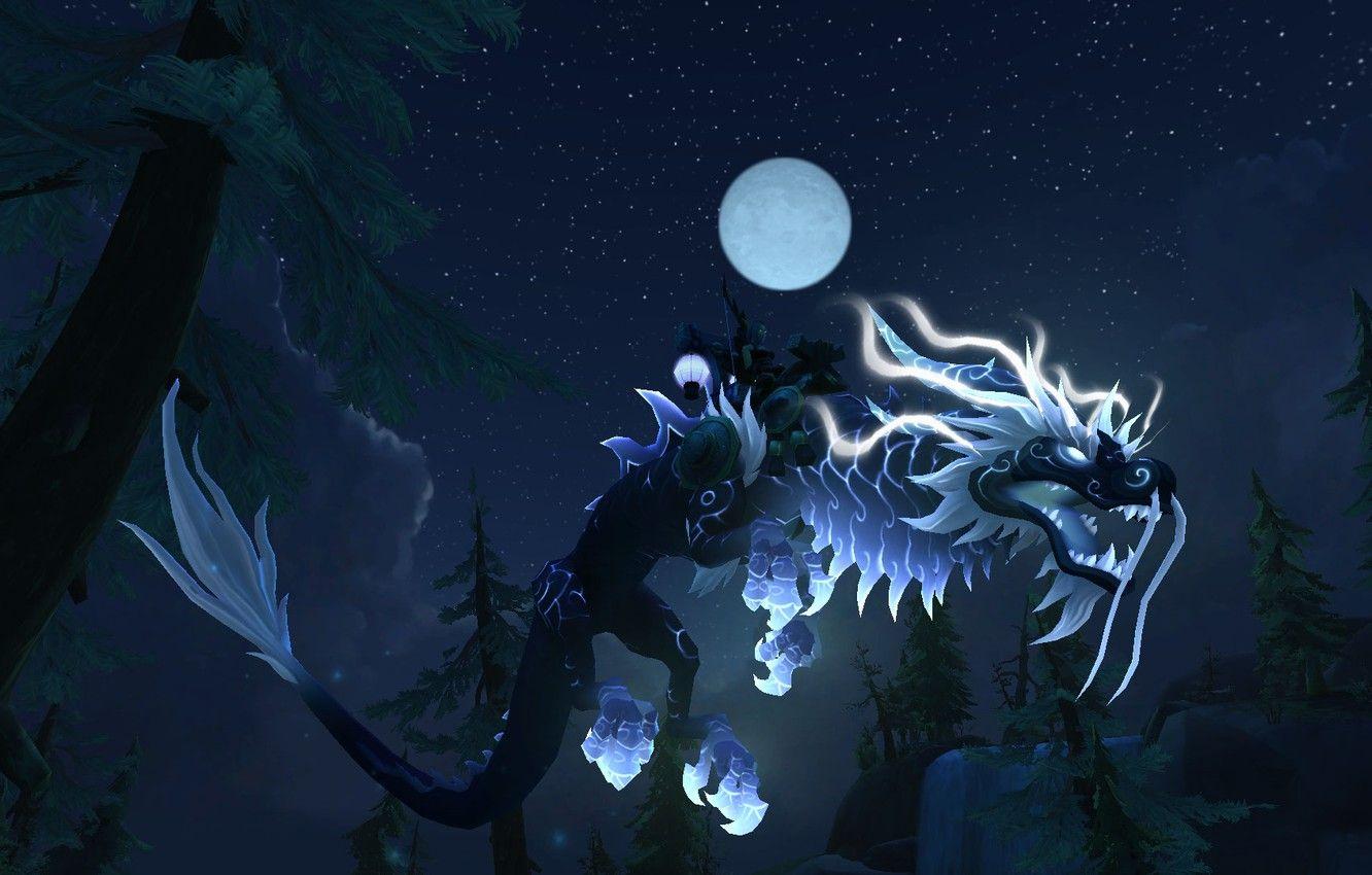 1332x850 Wallpaper WoW, Mount, Mist Of Pandaria, World Of WarCraft, Heavenly Onyx Cloud Serpent, Reins Of The Heavenly Onyx Cloud Serpent, Sha Of Anger, Kun Lai Summit Image For Desktop, Section игры