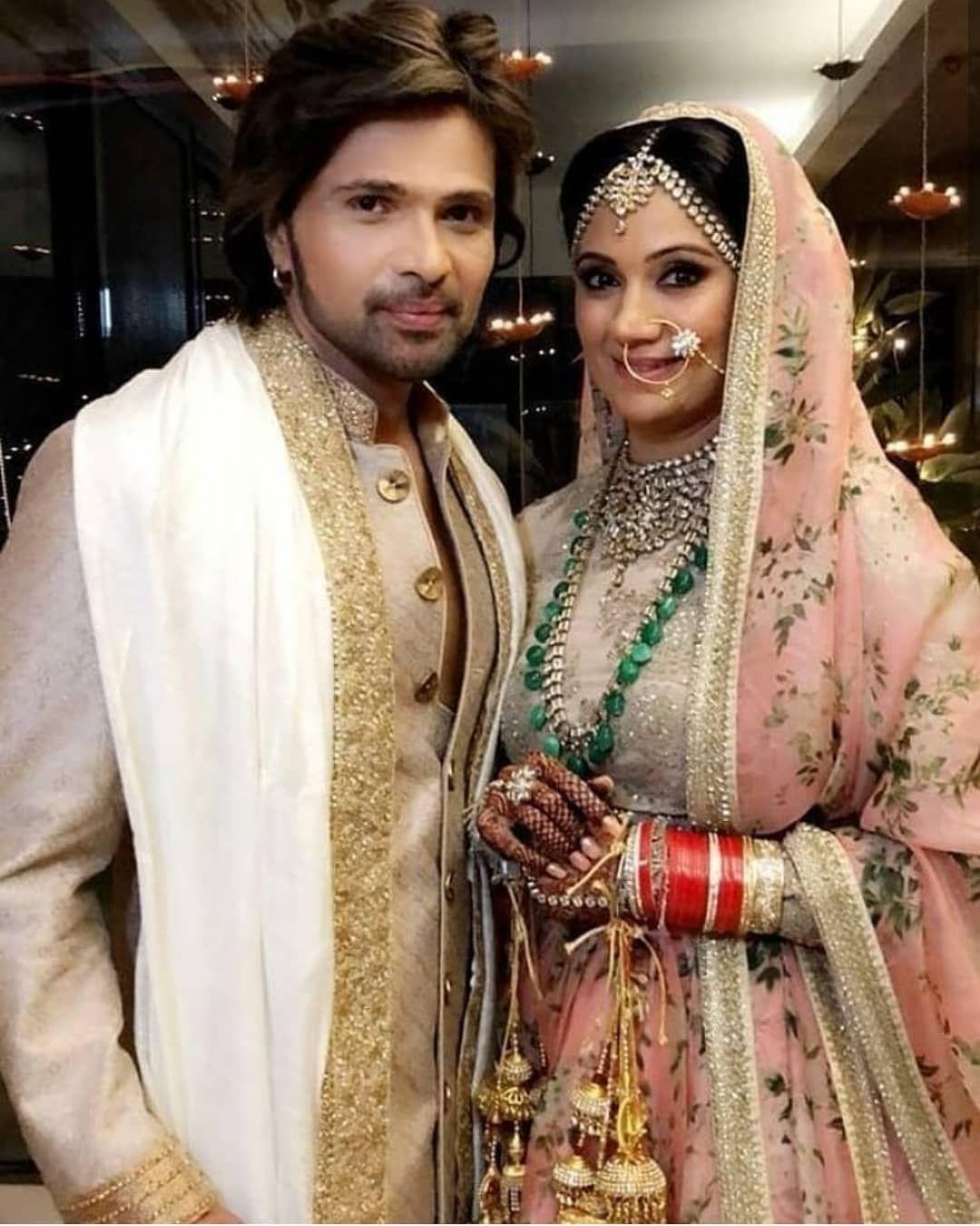 1080x1350 It's raining weddings in Bollywood! Himesh Reshamiya ties the knot with his long time girlfriend Son. Wedding outfit men, Bollywood wedding, Wedding couple photo