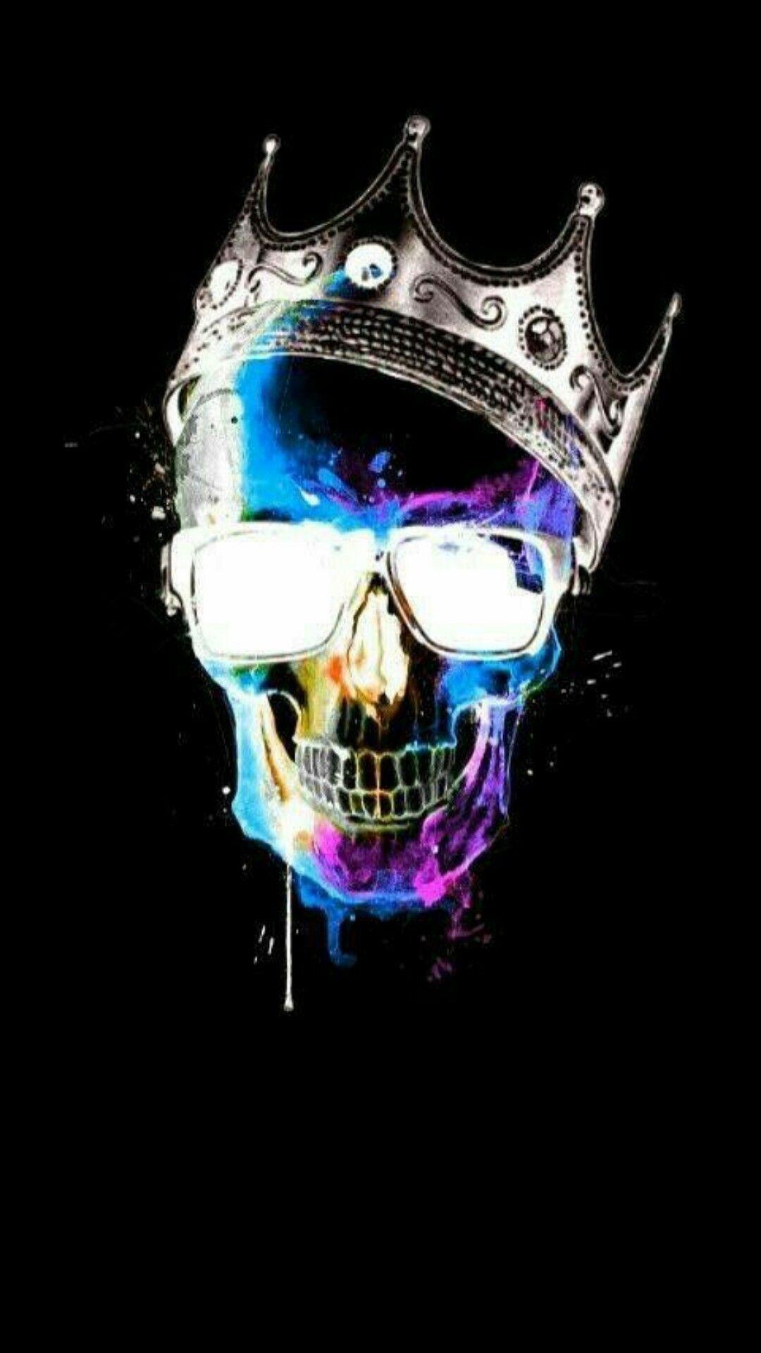 1080x1920 Phone Background 26. Skull artwork, Skull wallpaper, Skull picture