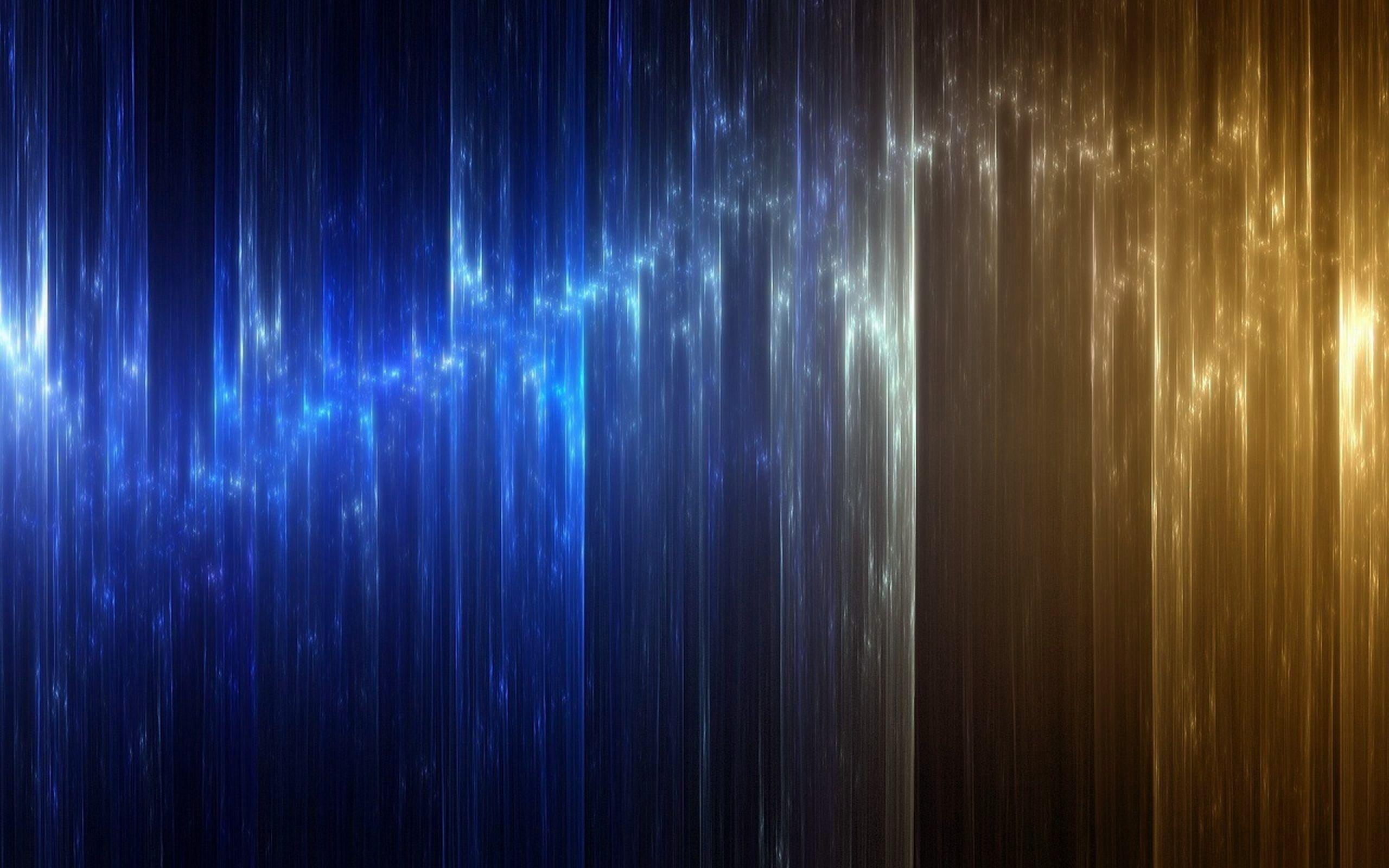 2560x1600 Gold and Blue Wallpaper