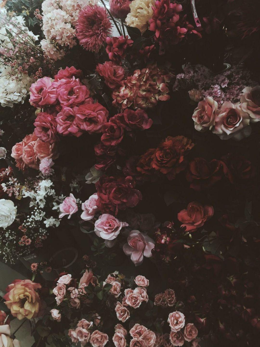 1080x1440 Flower, iPhone, Desktop HD Background / Wallpaper (1080p, 4k) #hdwallpaper #androidwallpap. Flower aesthetic, Flower wallpaper, Dark floral