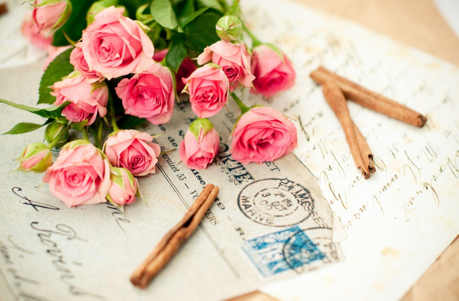 1920x1260 Flower Flowers Bouquets Roses Roses Bouquet Pink Letters Memoirs